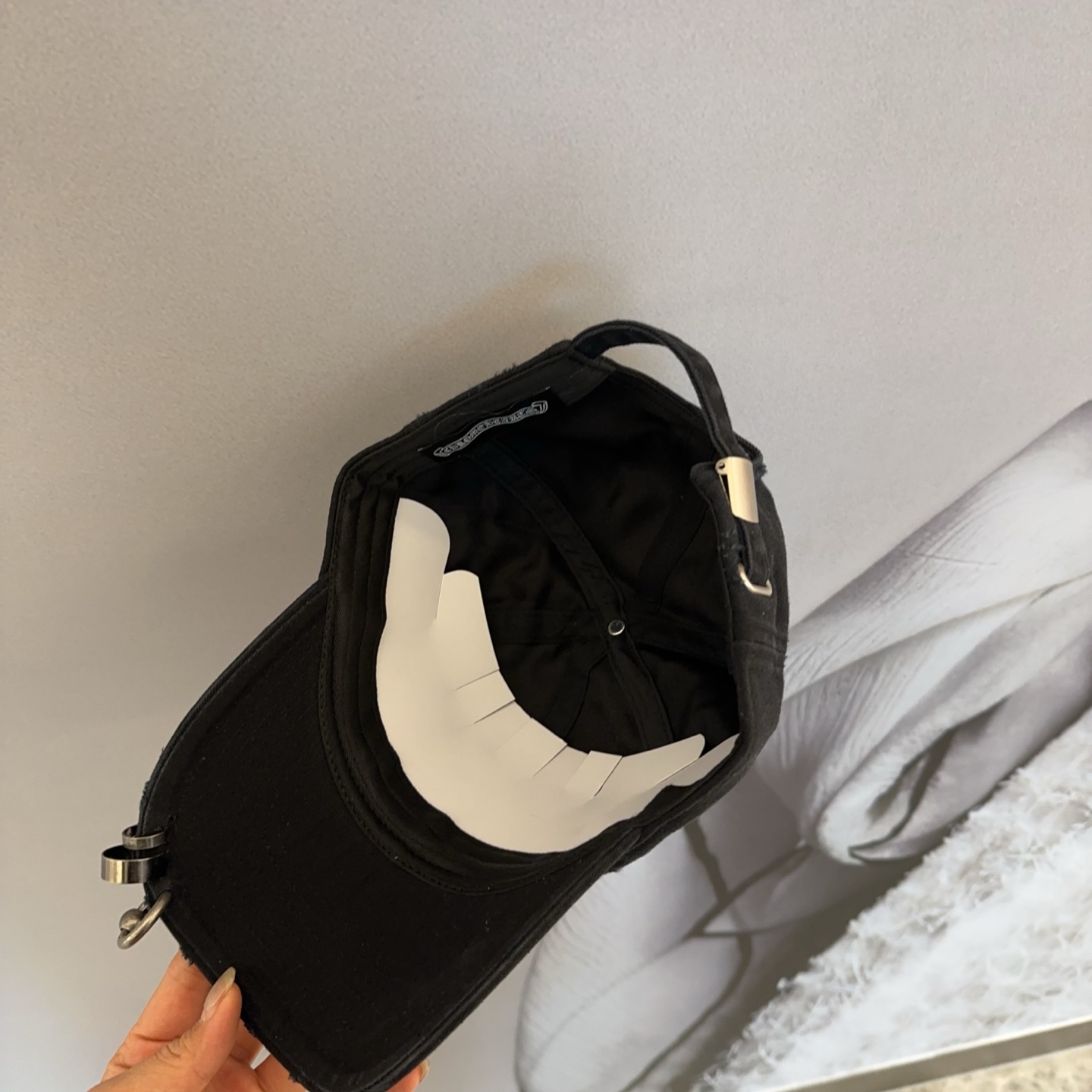 Chrome Hearts 克罗心💓早春韩版时尚复古拼色牛仔棒球帽🧢鸭舌帽