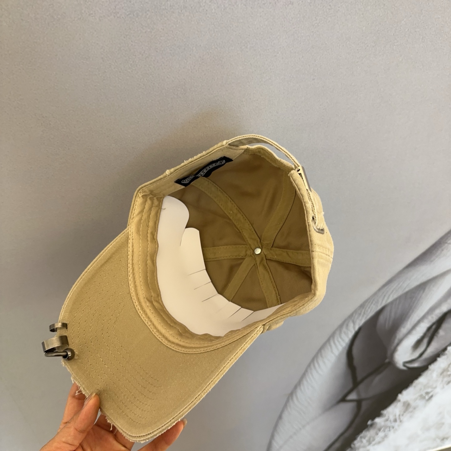 Chrome Hearts 克罗心💓早春韩版时尚复古拼色牛仔棒球帽🧢鸭舌帽