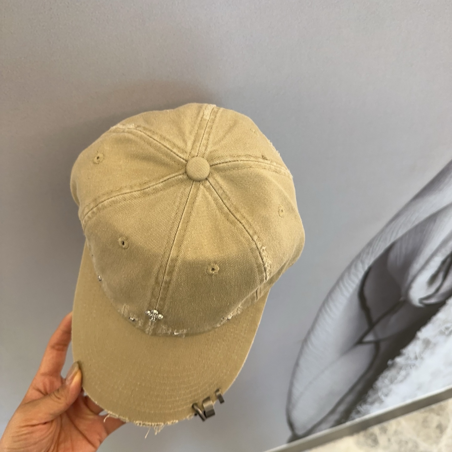 Chrome Hearts 克罗心💓早春韩版时尚复古拼色牛仔棒球帽🧢鸭舌帽