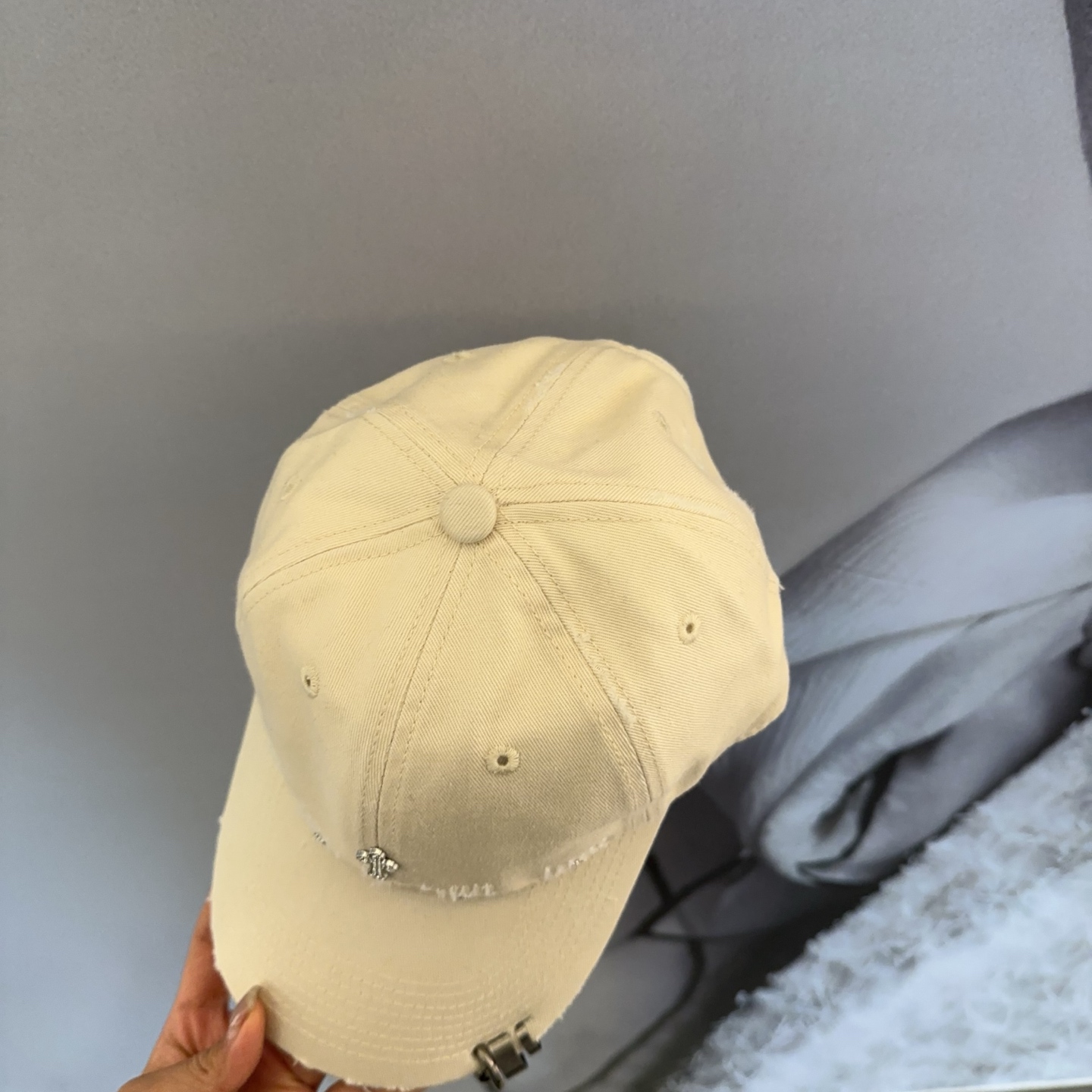 Chrome Hearts 克罗心💓早春韩版时尚复古拼色牛仔棒球帽🧢鸭舌帽