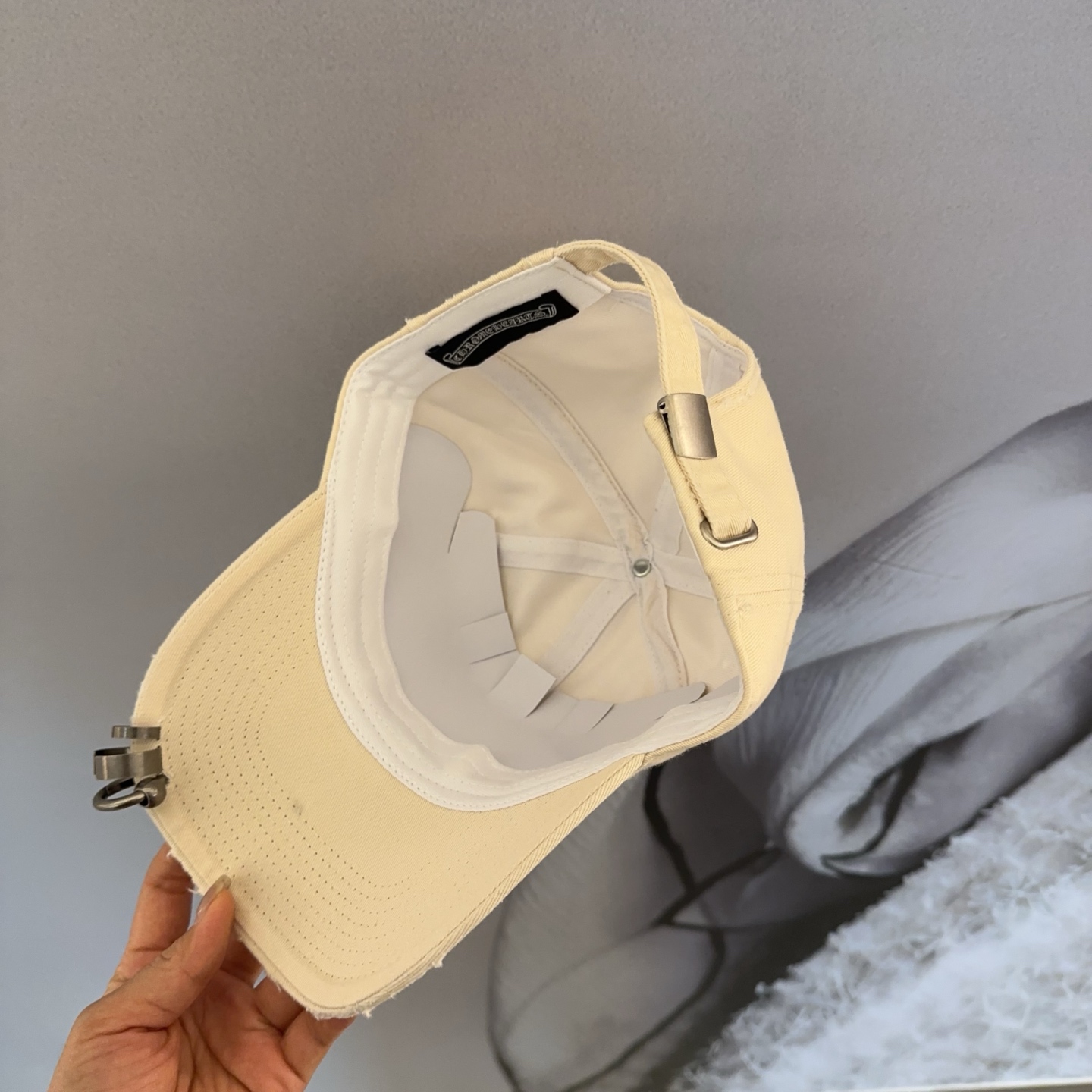 Chrome Hearts 克罗心💓早春韩版时尚复古拼色牛仔棒球帽🧢鸭舌帽