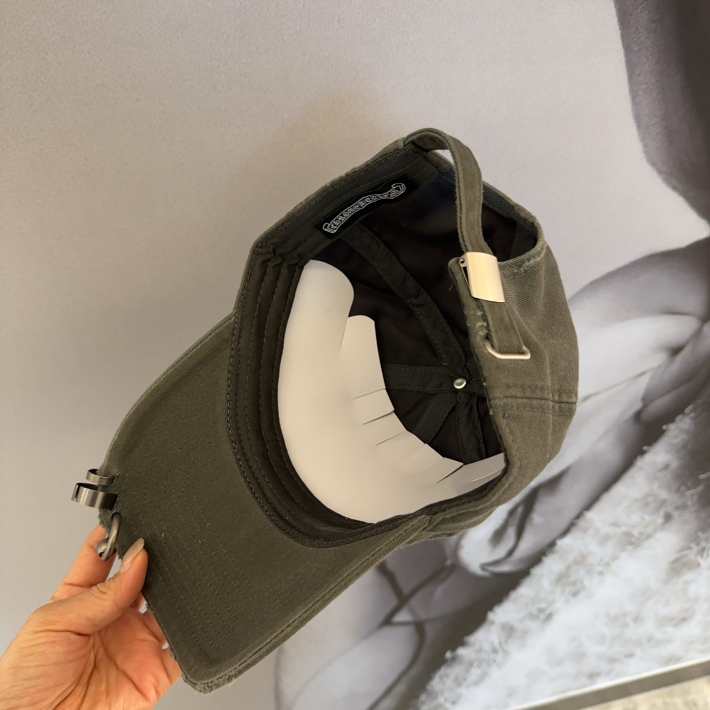 Chrome Hearts 克罗心💓早春韩版时尚复古拼色牛仔棒球帽🧢鸭舌帽