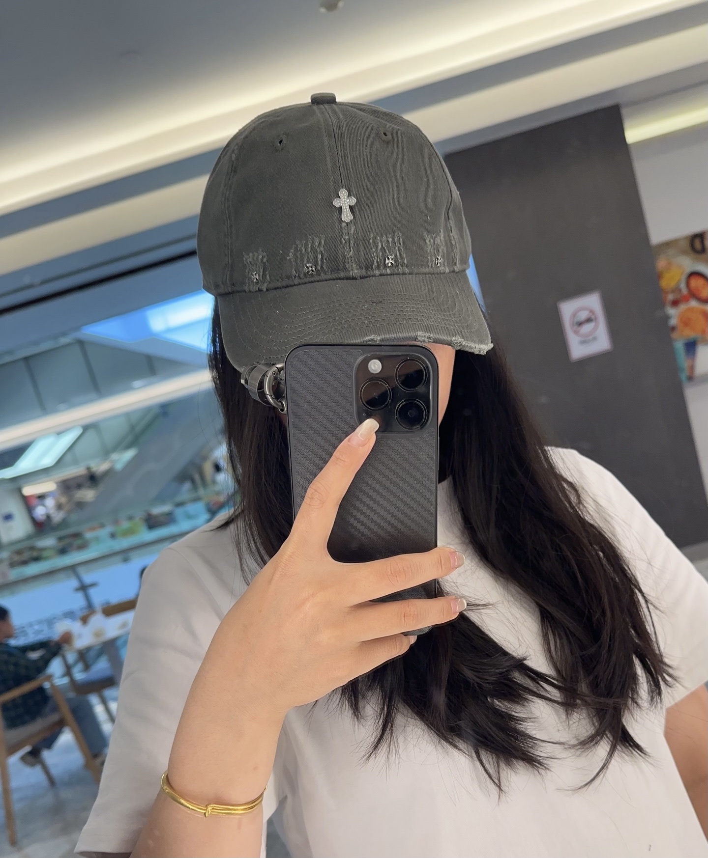Chrome Hearts 克罗心💓早春韩版时尚复古拼色牛仔棒球帽🧢鸭舌帽