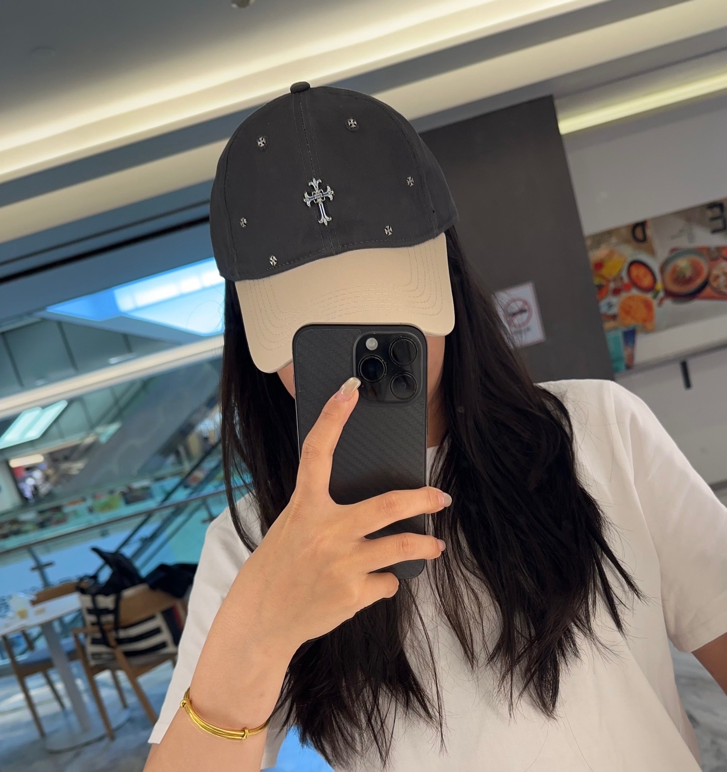 Chrome Hearts 克罗心💓早春韩版时尚复古做旧破洞帽子磨损设计百搭棒球帽鸭舌帽