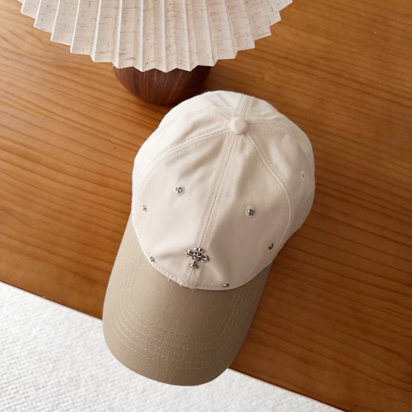 Chrome Hearts 克罗心💓早春韩版时尚复古做旧破洞帽子磨损设计百搭棒球帽鸭舌帽