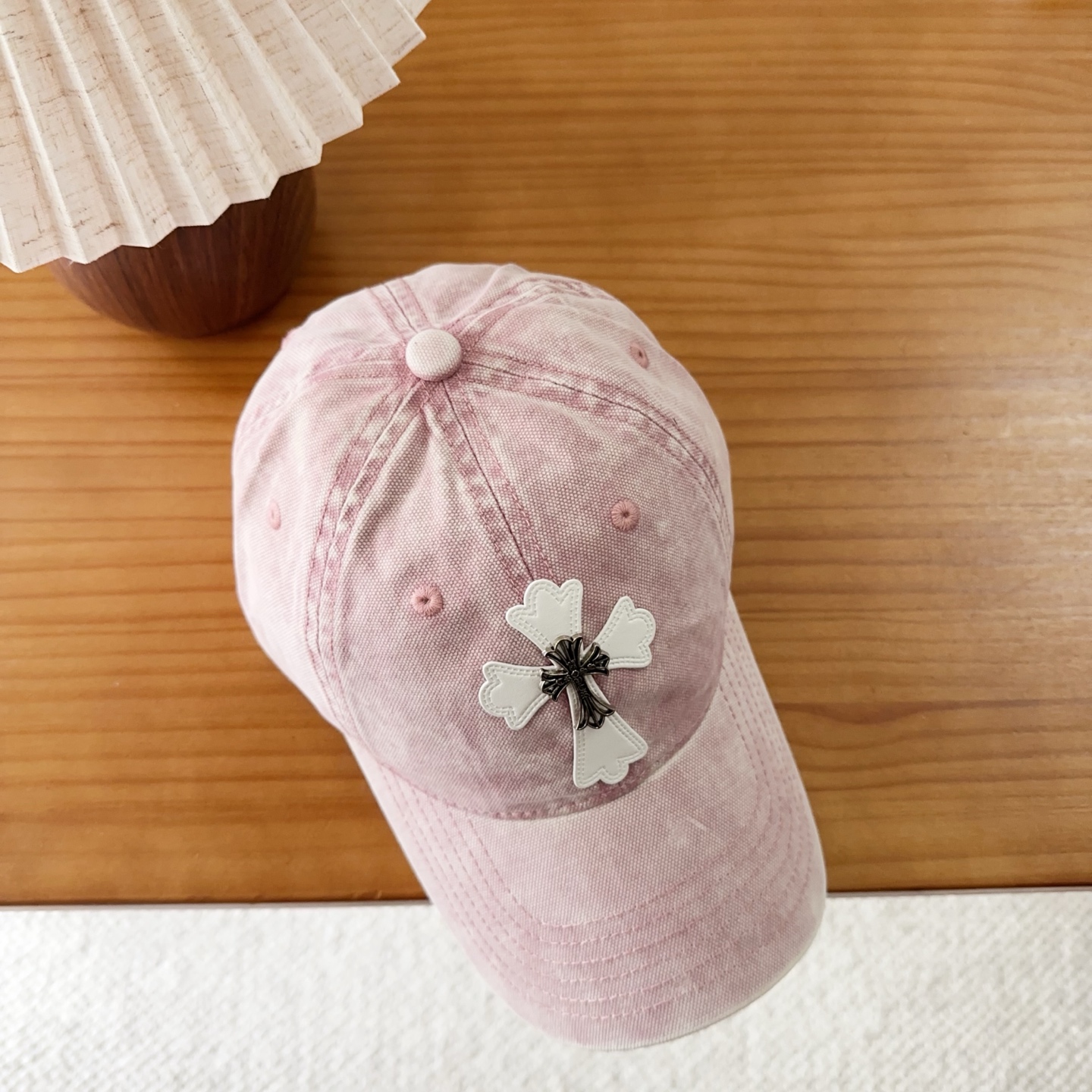 Chrome Hearts 克罗心💓早秋韩版时尚复古洗水棒球帽🧢鸭舌帽