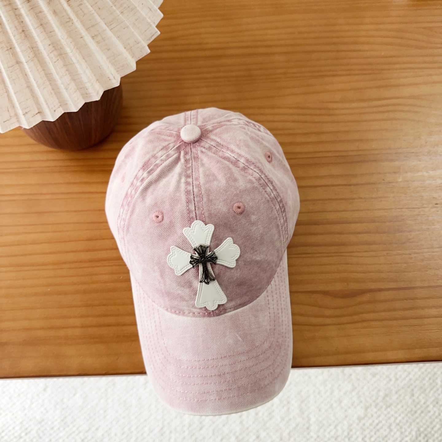 Chrome Hearts 克罗心💓早秋韩版时尚复古洗水棒球帽🧢鸭舌帽