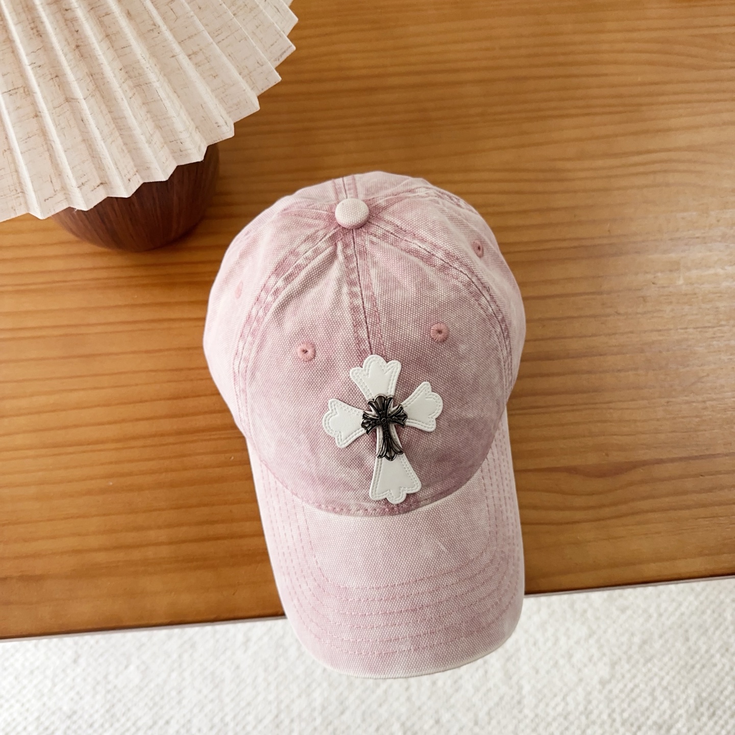 Chrome Hearts 克罗心💓早秋韩版时尚复古洗水棒球帽🧢鸭舌帽