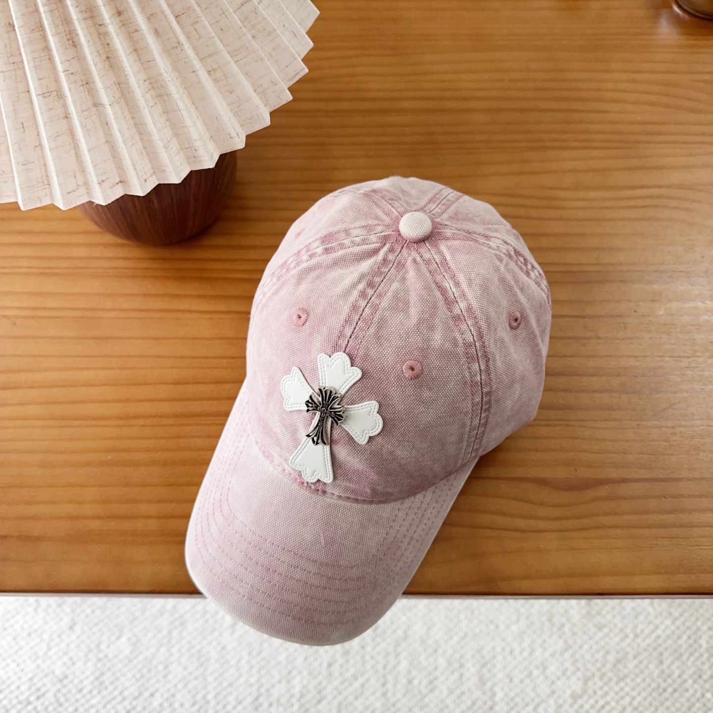 Chrome Hearts 克罗心💓早秋韩版时尚复古洗水棒球帽🧢鸭舌帽