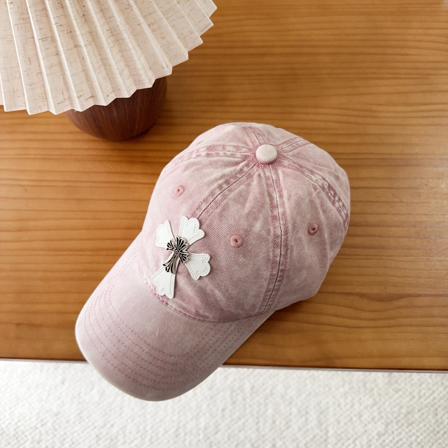 Chrome Hearts 克罗心💓早秋韩版时尚复古洗水棒球帽🧢鸭舌帽