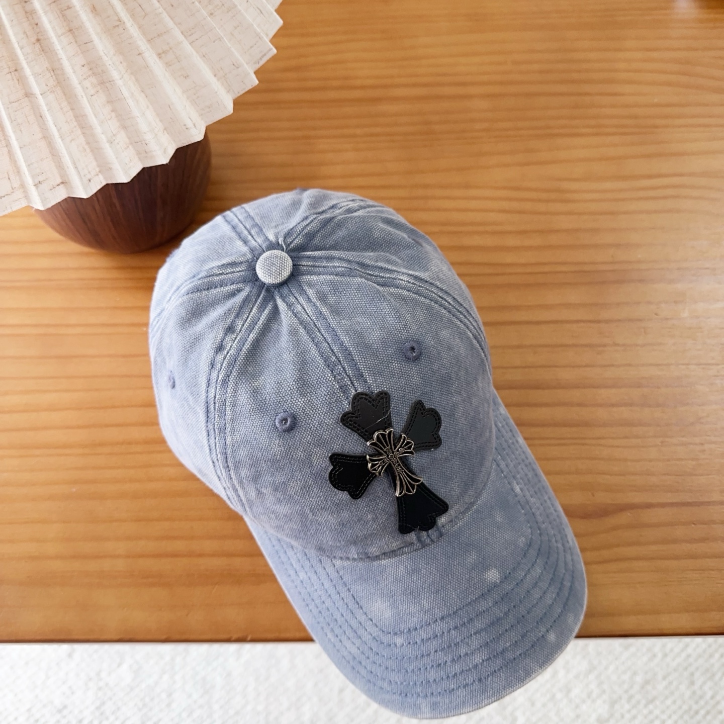 Chrome Hearts 克罗心💓早秋韩版时尚复古洗水棒球帽🧢鸭舌帽