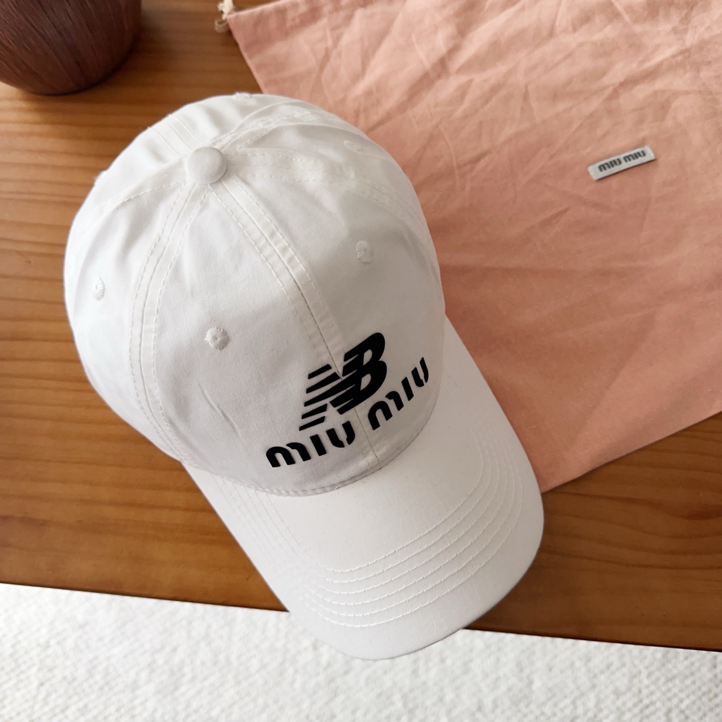 miumiu 缪缪秋冬新品棒球帽 原单正品开模订制，原版做工细致质量超赞！