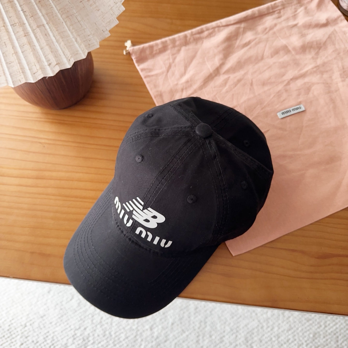 miumiu 缪缪秋冬新品棒球帽 原单正品开模订制，原版做工细致质量超赞！