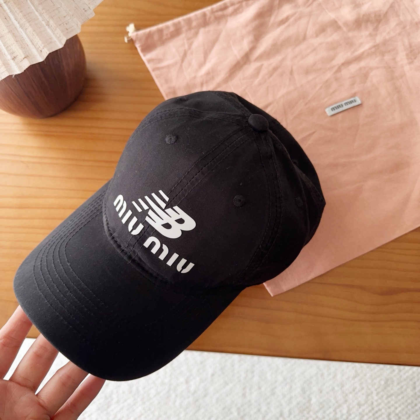 miumiu 缪缪秋冬新品棒球帽 原单正品开模订制，原版做工细致质量超赞！