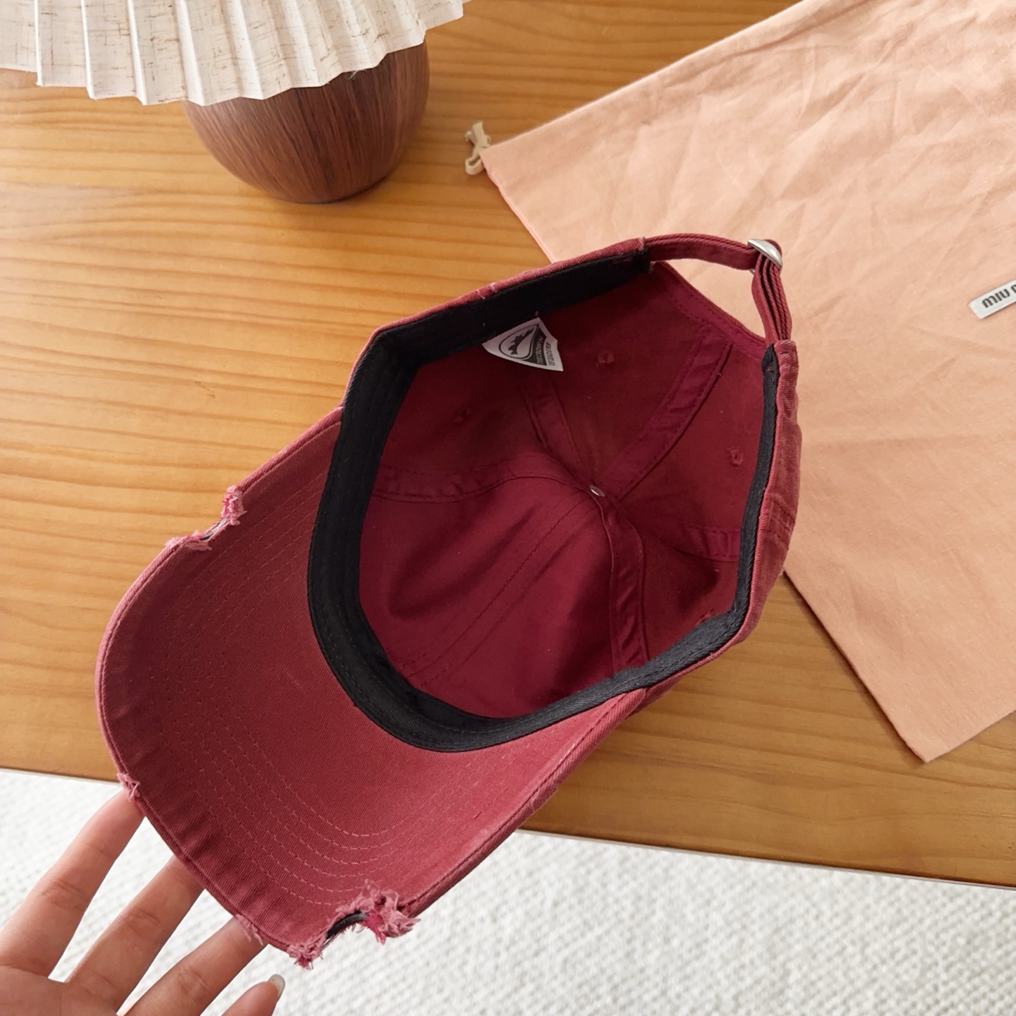 miumiu 缪缪秋冬新品棒球帽 原单正品开模订制，原版做工细致质量超赞！
