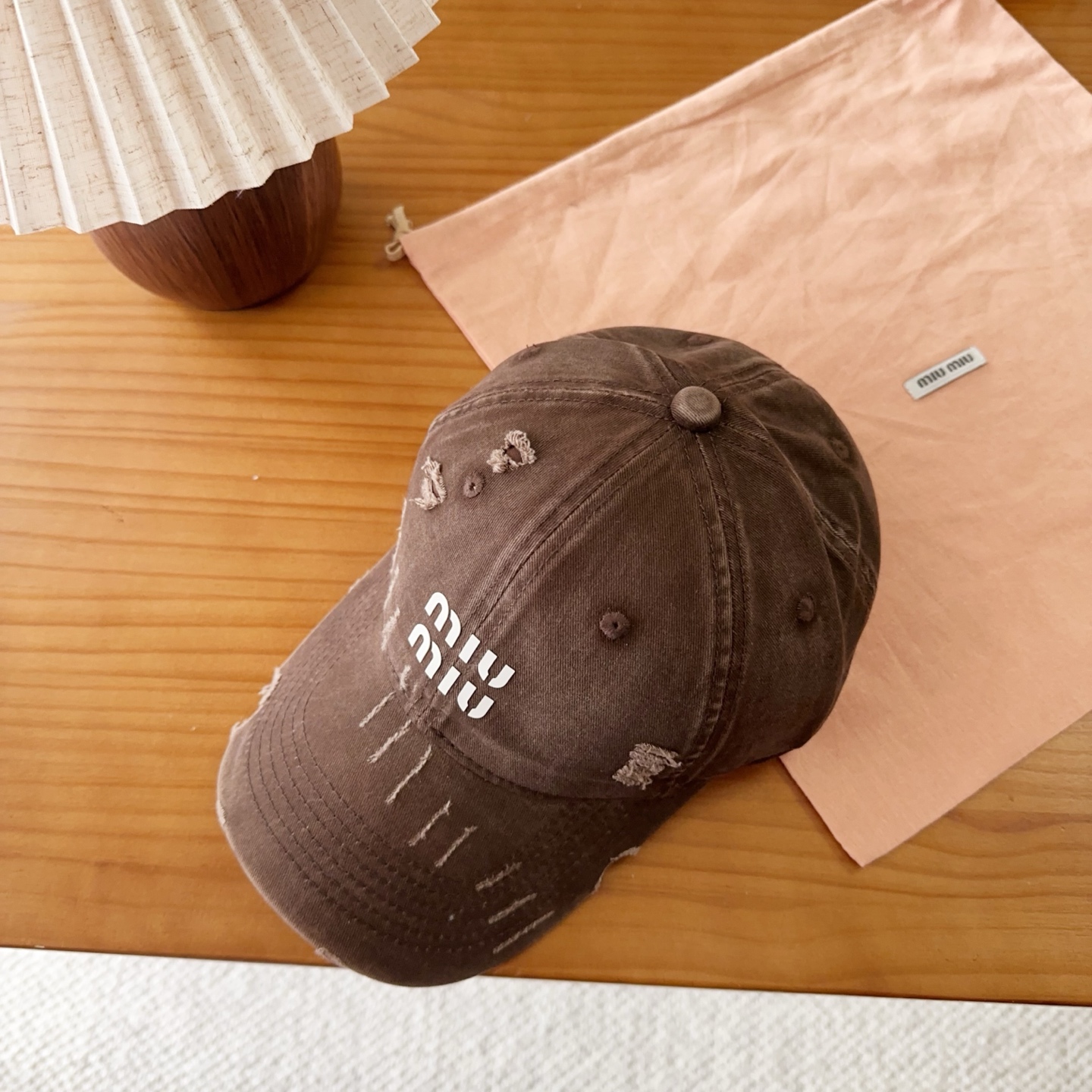 miumiu 缪缪春季新品棒球帽 原单正品开模订制，原版做工细致质量超赞！