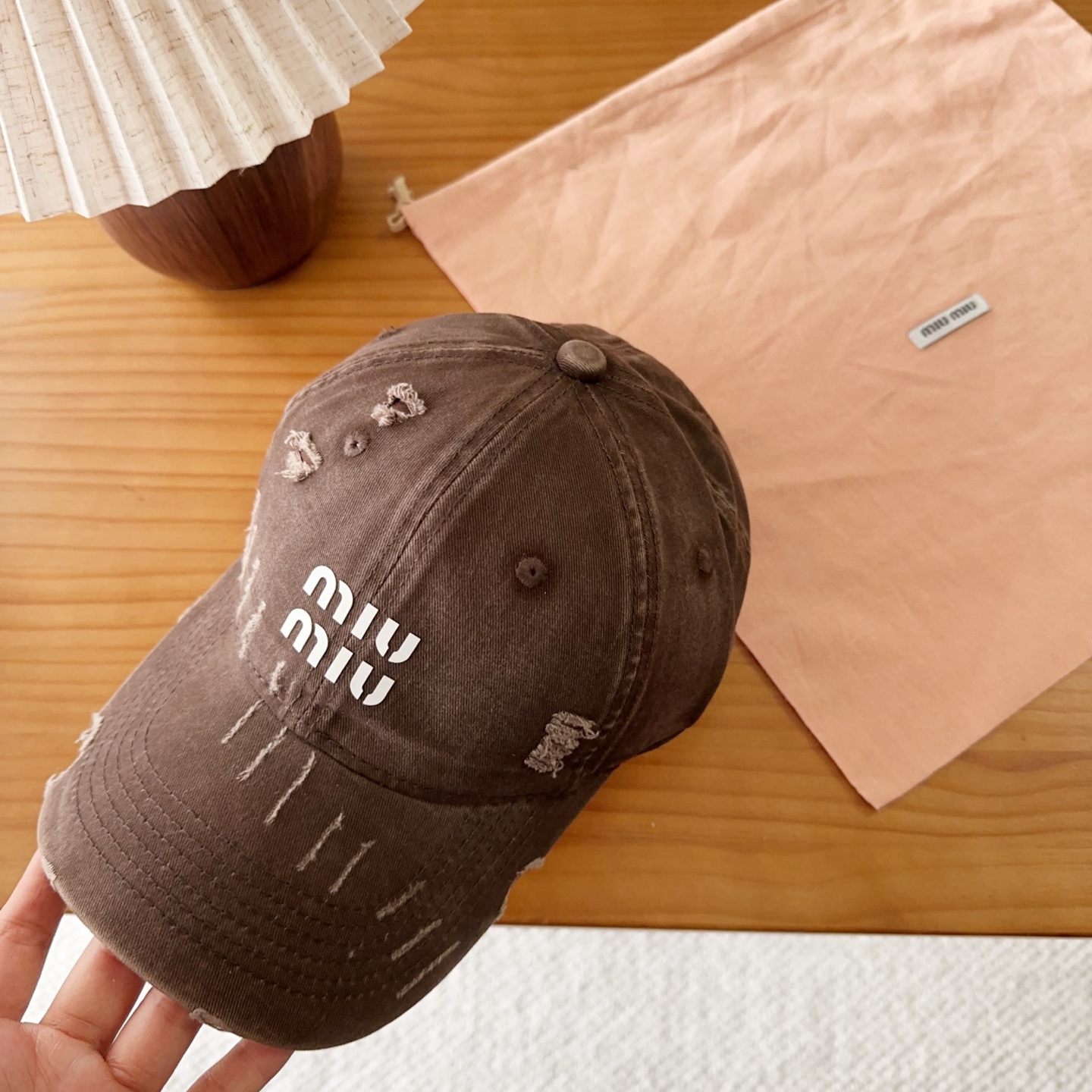 miumiu 缪缪春季新品棒球帽 原单正品开模订制，原版做工细致质量超赞！