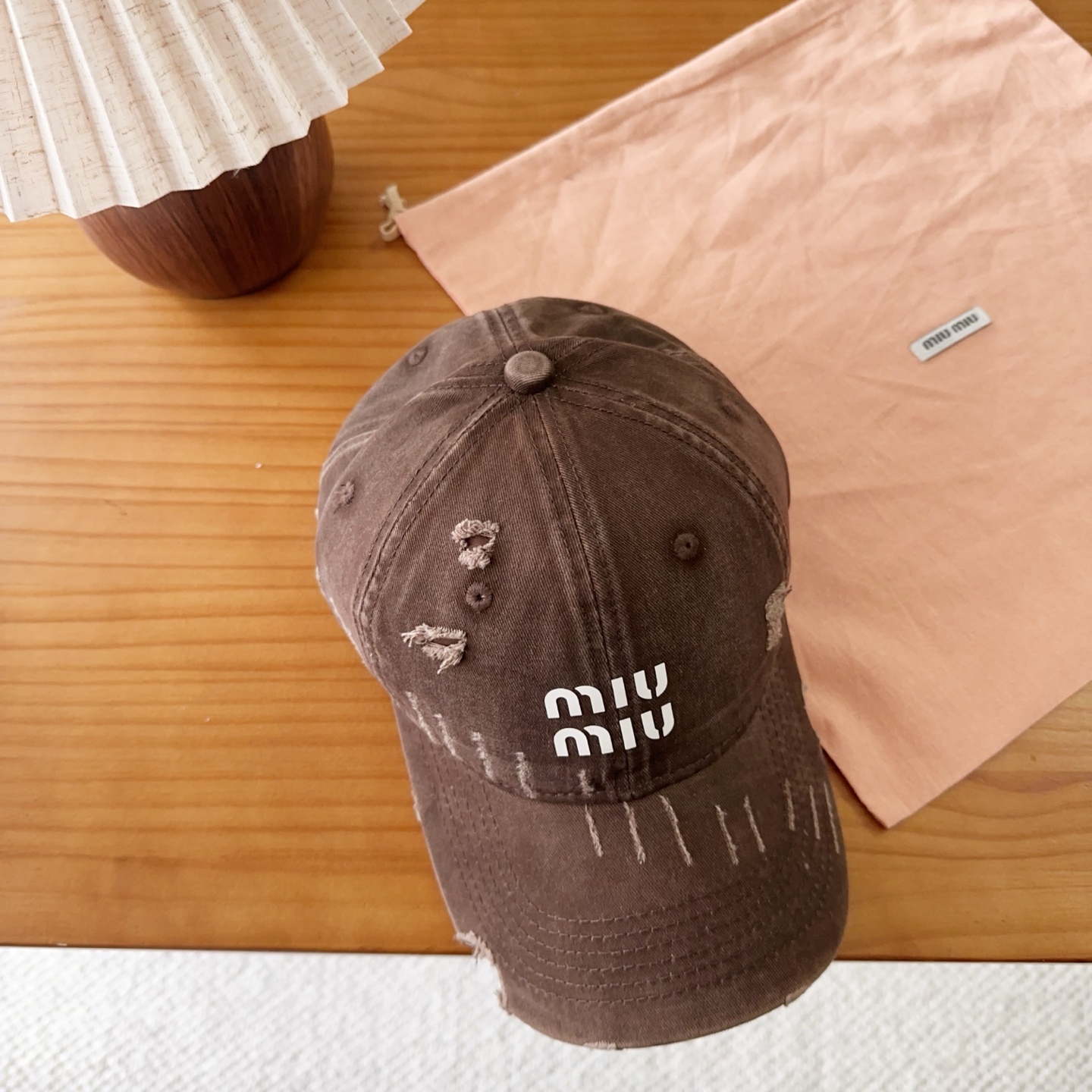 miumiu 缪缪春季新品棒球帽 原单正品开模订制，原版做工细致质量超赞！
