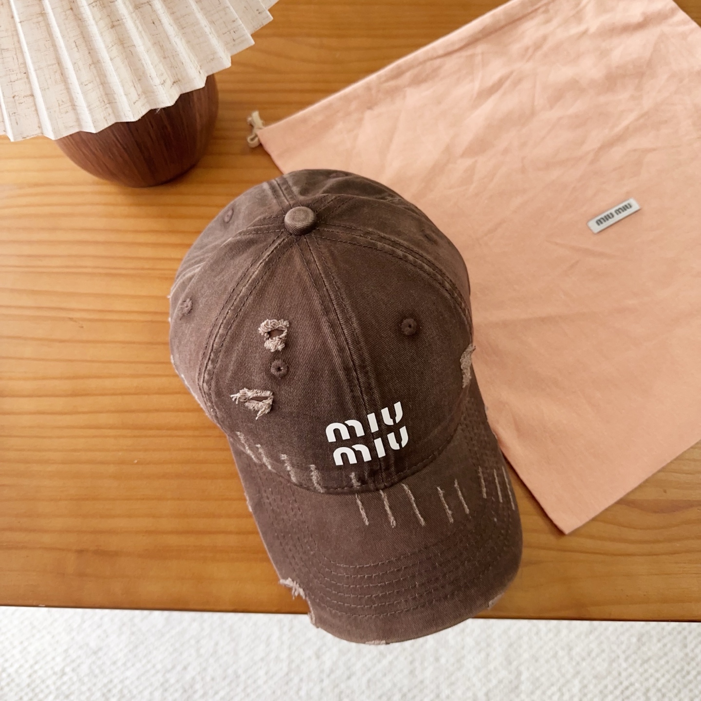 miumiu 缪缪春季新品棒球帽 原单正品开模订制，原版做工细致质量超赞！