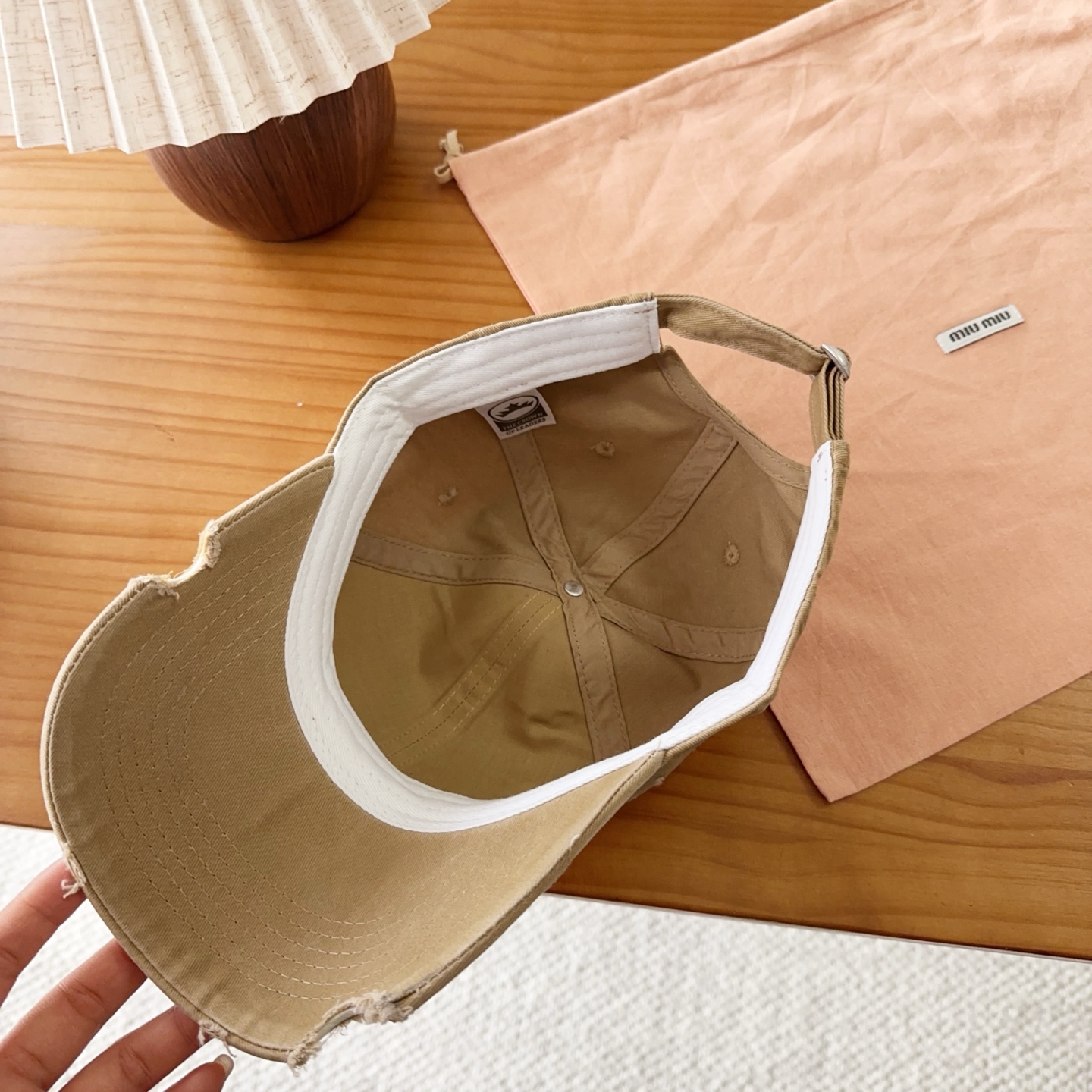 miumiu 缪缪春季新品棒球帽 原单正品开模订制，原版做工细致质量超赞！