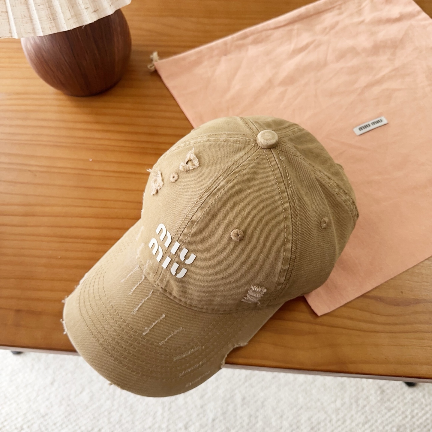 miumiu 缪缪春季新品棒球帽 原单正品开模订制，原版做工细致质量超赞！