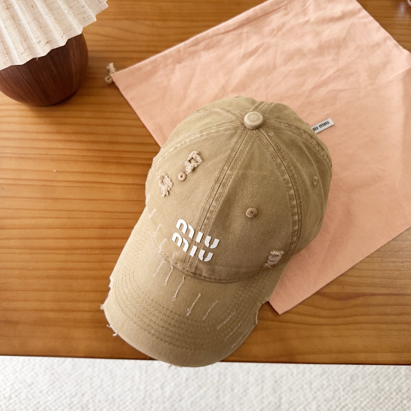 miumiu 缪缪春季新品棒球帽 原单正品开模订制，原版做工细致质量超赞！