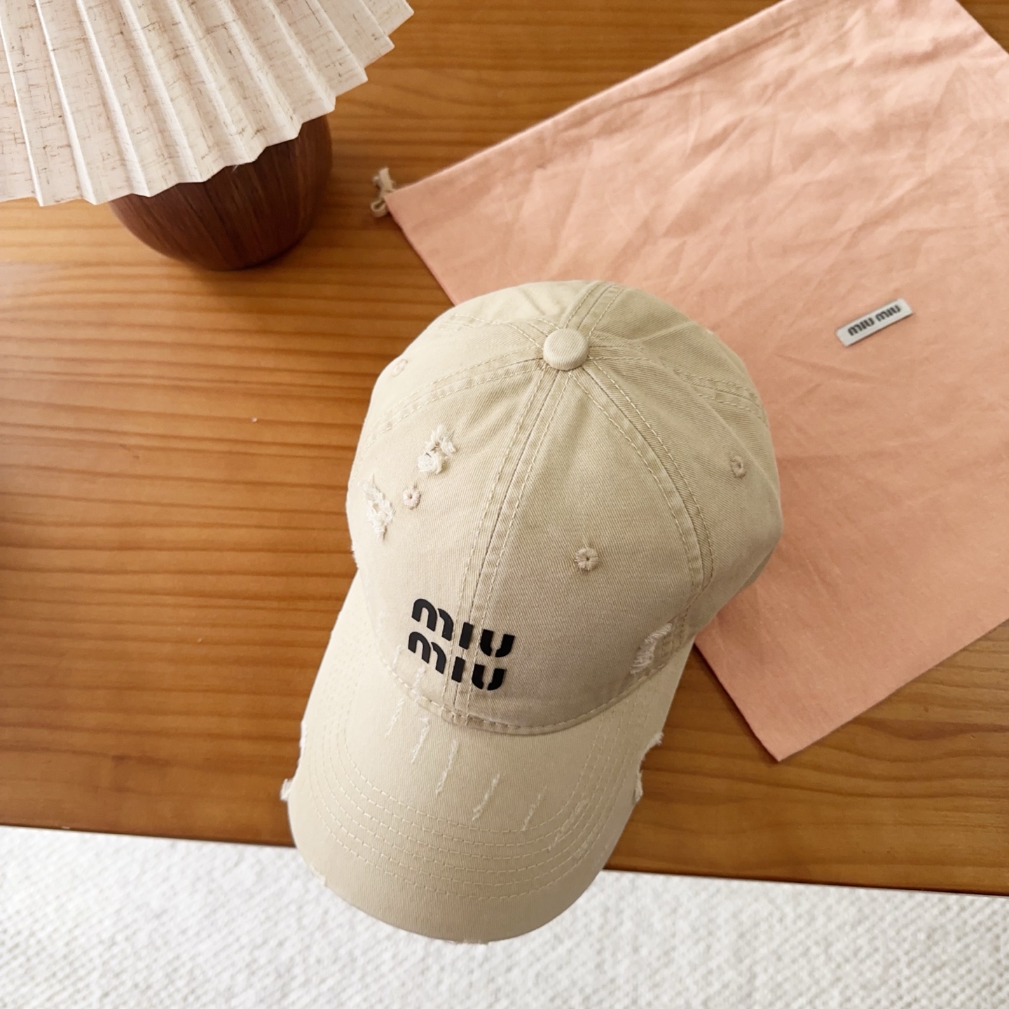 miumiu 缪缪春季新品棒球帽 原单正品开模订制，原版做工细致质量超赞！