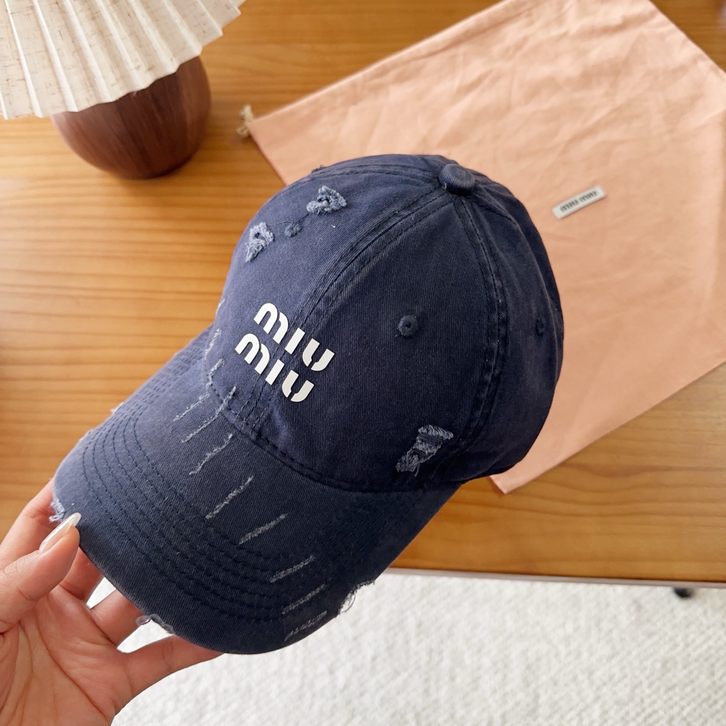 miumiu 缪缪春季新品棒球帽 原单正品开模订制，原版做工细致质量超赞！