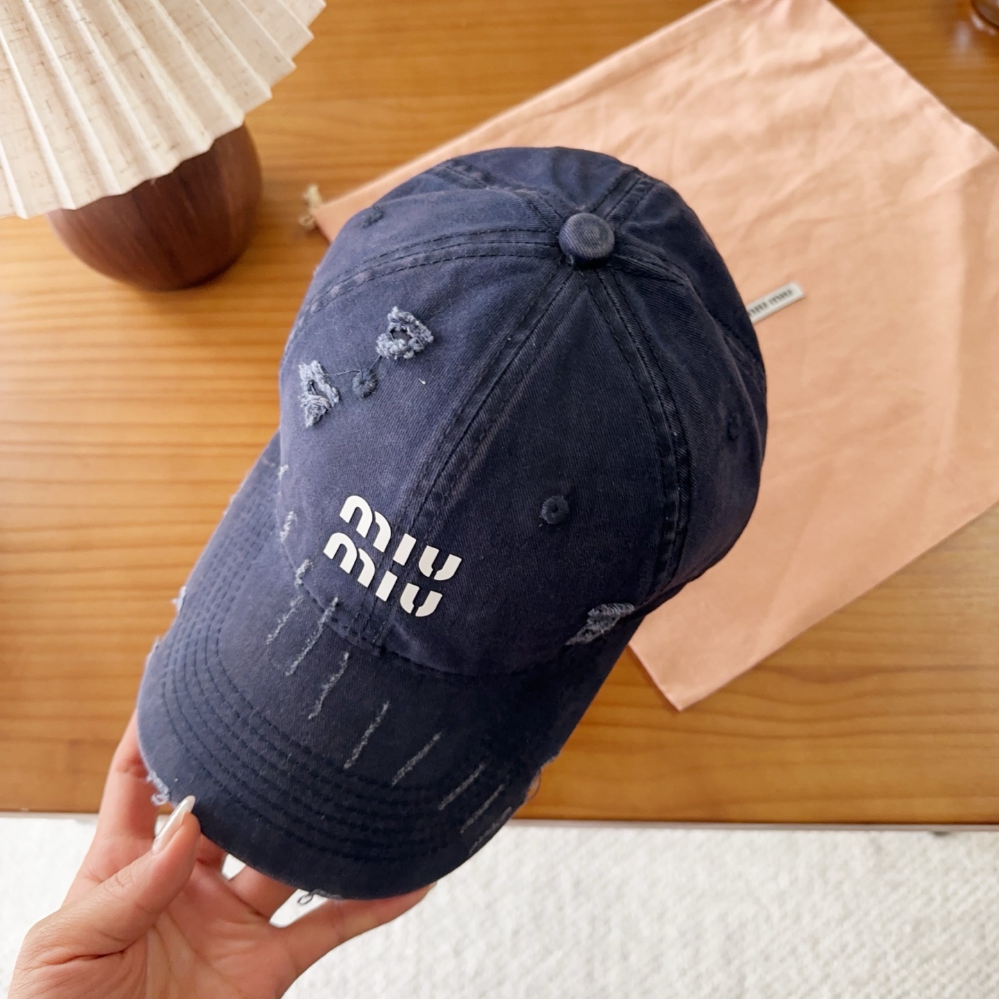 miumiu 缪缪春季新品棒球帽 原单正品开模订制，原版做工细致质量超赞！
