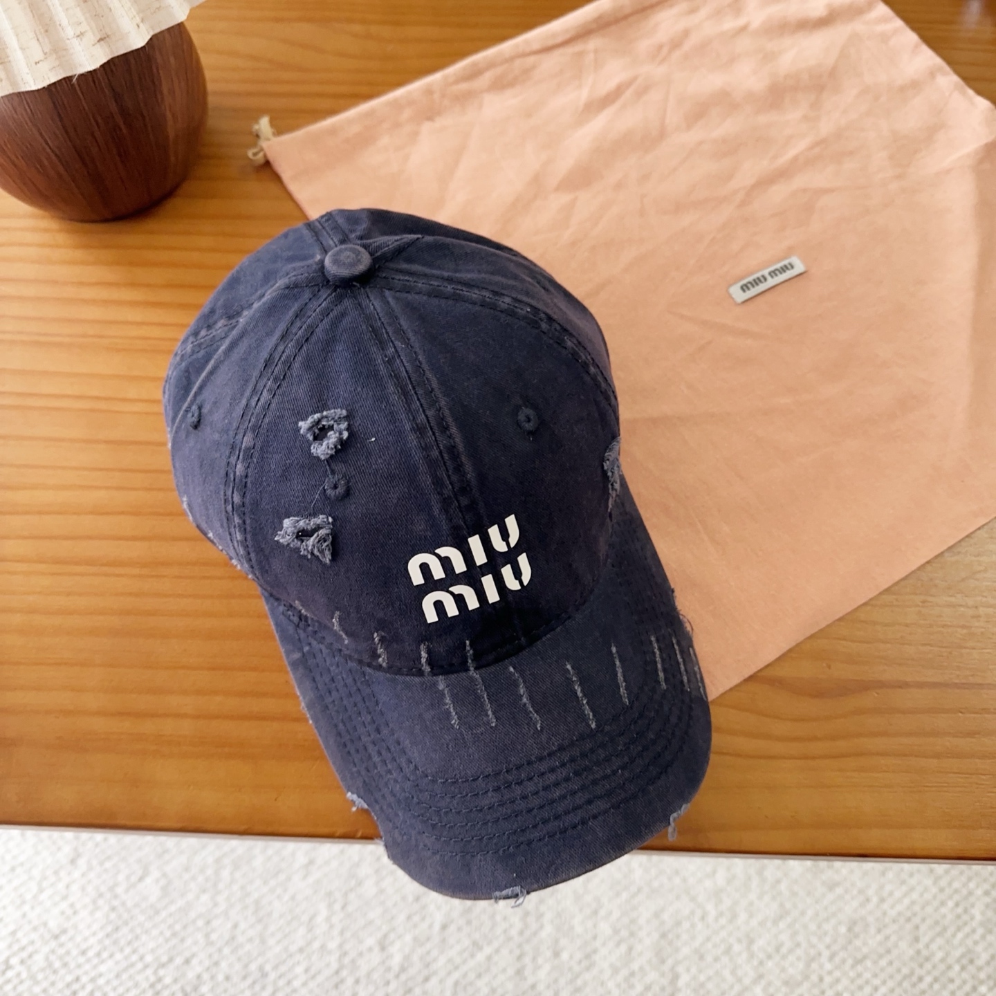 miumiu 缪缪春季新品棒球帽 原单正品开模订制，原版做工细致质量超赞！