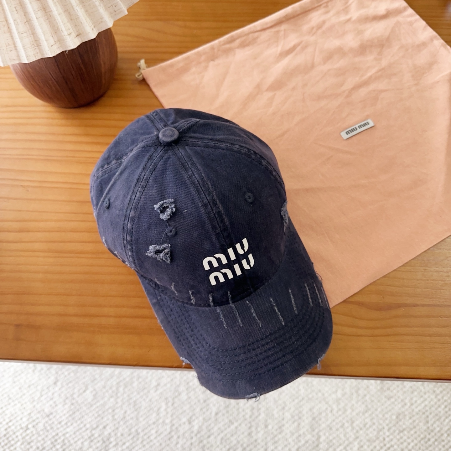 miumiu 缪缪春季新品棒球帽 原单正品开模订制，原版做工细致质量超赞！