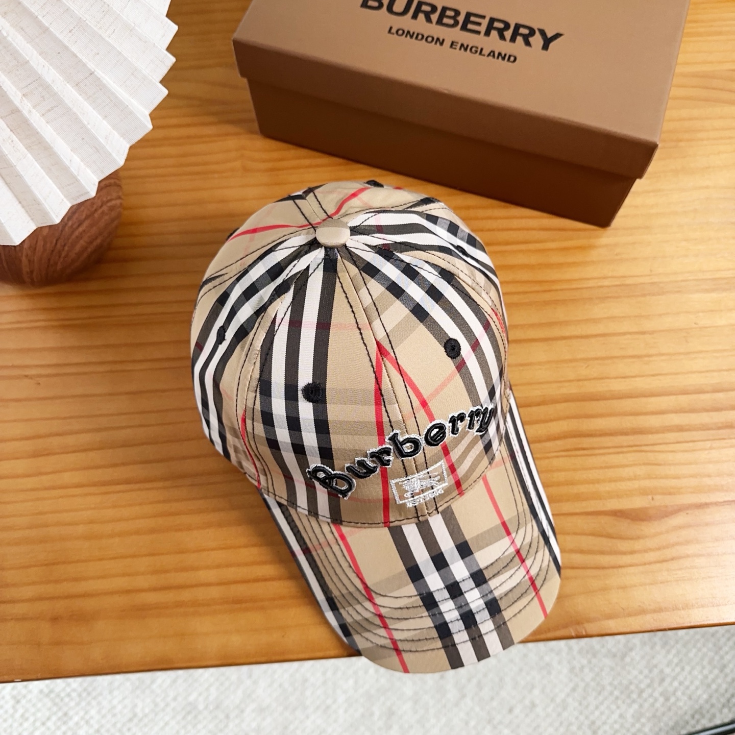 巴宝莉BURBERRY】🌸官网同步上线🎊 韩版新款英伦风定制款1:1原单品质 男女通用棒球帽 美邦工艺棉