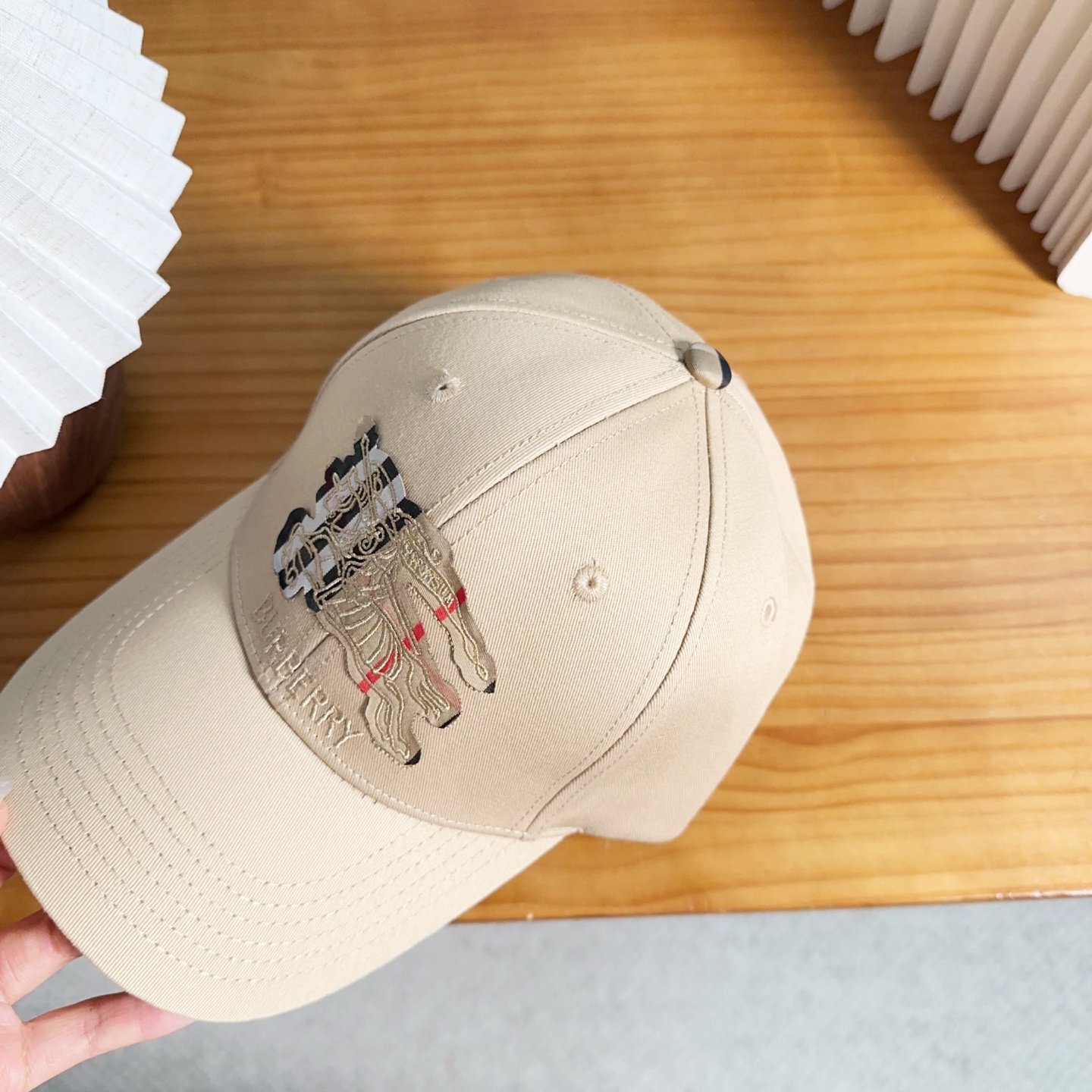 巴宝莉BURBERRY】🌸官网同步上线🎊 韩版新款英伦风定制款1:1原单品质 男女通用棒球帽 美邦工艺棉