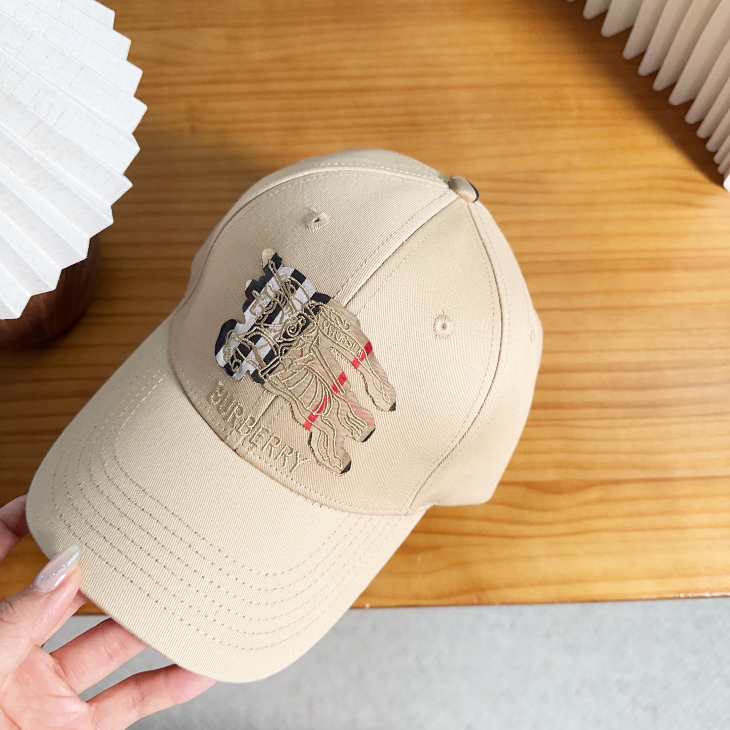 巴宝莉BURBERRY】🌸官网同步上线🎊 韩版新款英伦风定制款1:1原单品质 男女通用棒球帽 美邦工艺棉