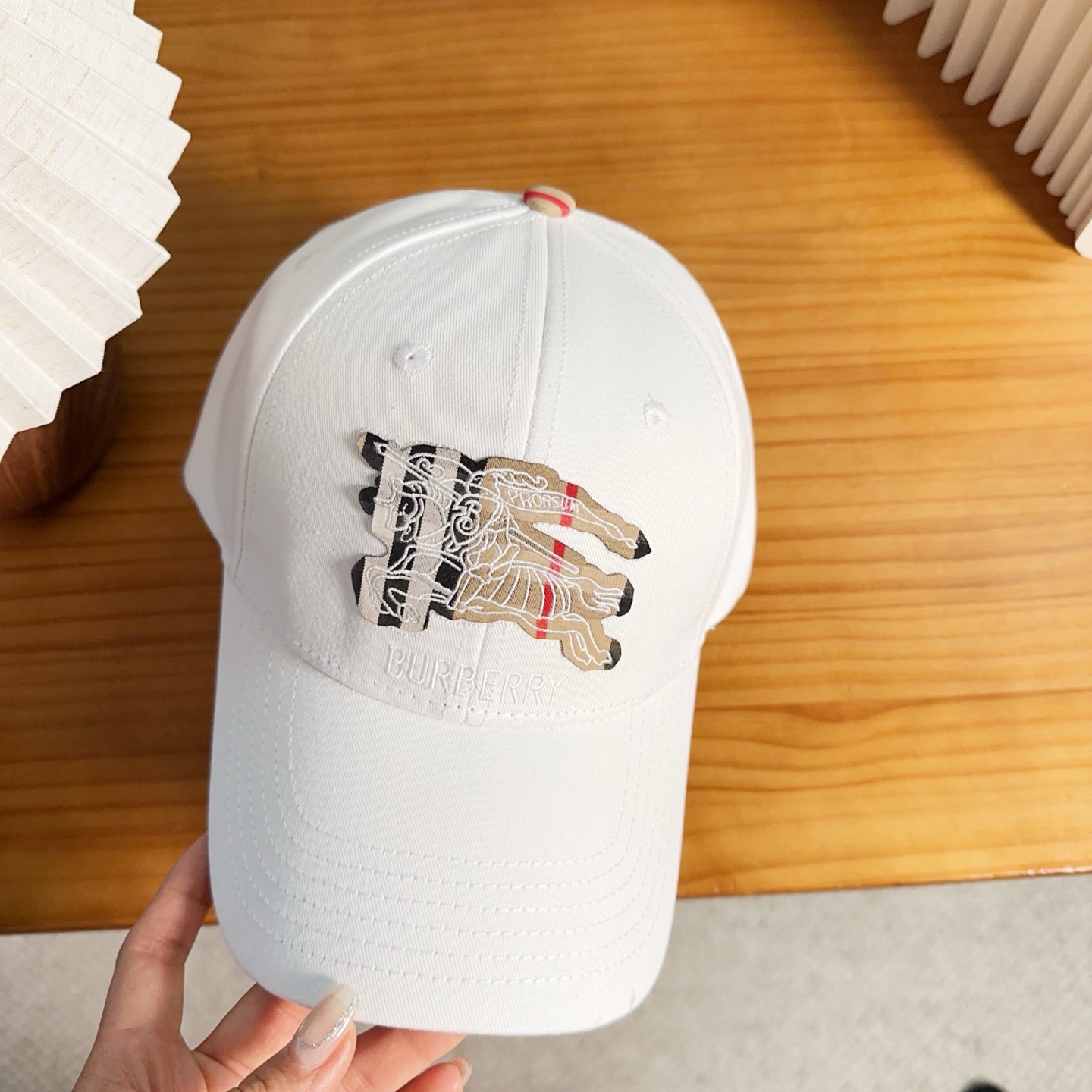 巴宝莉BURBERRY】🌸官网同步上线🎊 韩版新款英伦风定制款1:1原单品质 男女通用棒球帽 美邦工艺棉