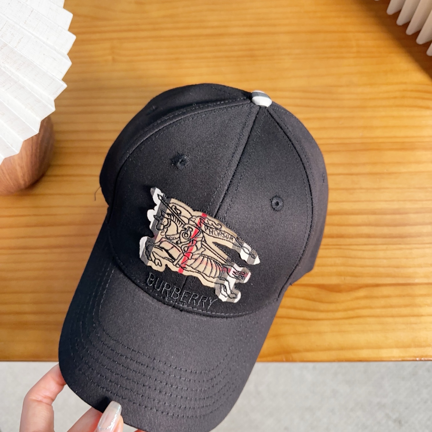 巴宝莉BURBERRY】🌸官网同步上线🎊 韩版新款英伦风定制款1:1原单品质 男女通用棒球帽 美邦工艺棉