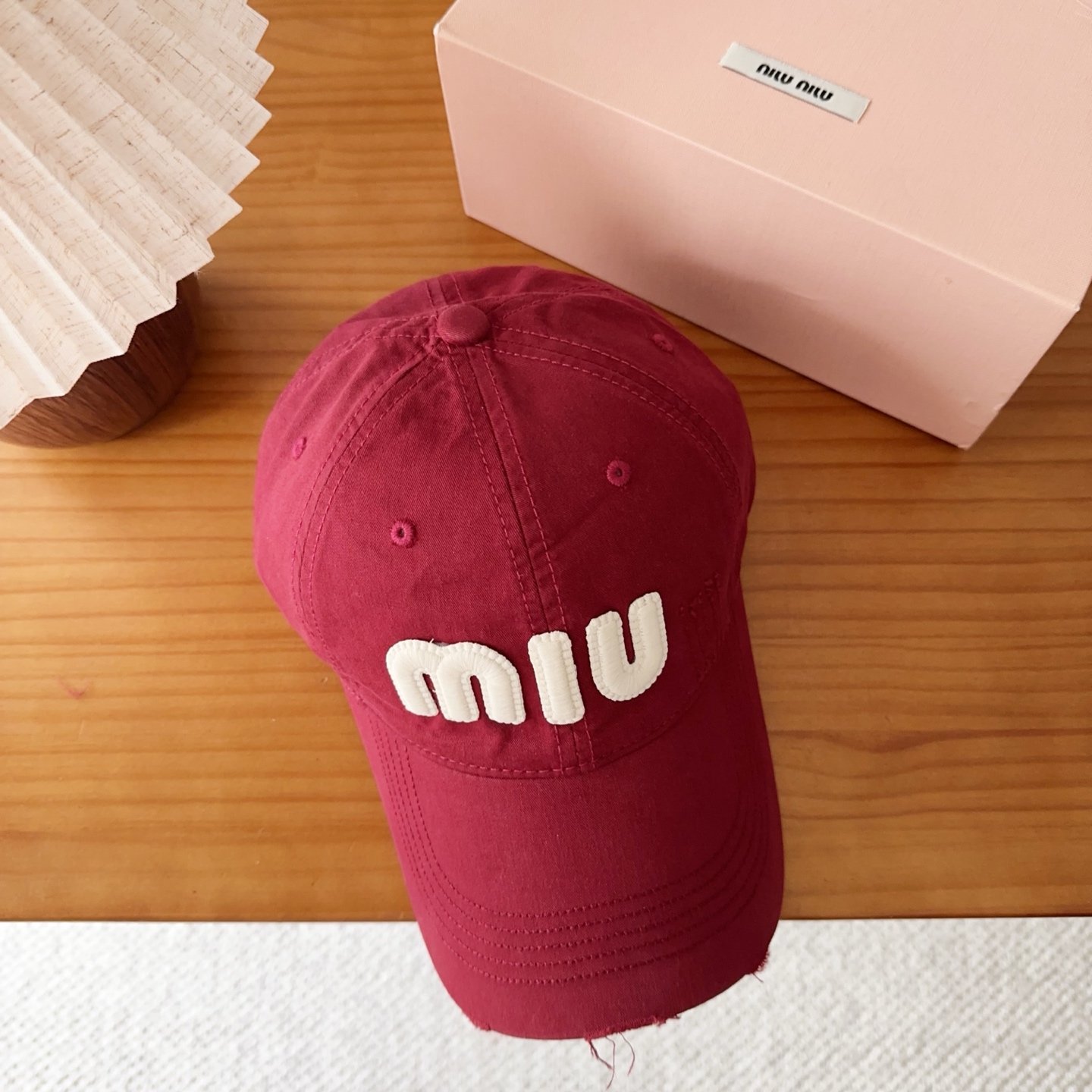 miumiu 缪缪 新款棒球帽，大牌同步，超好搭配，出货！