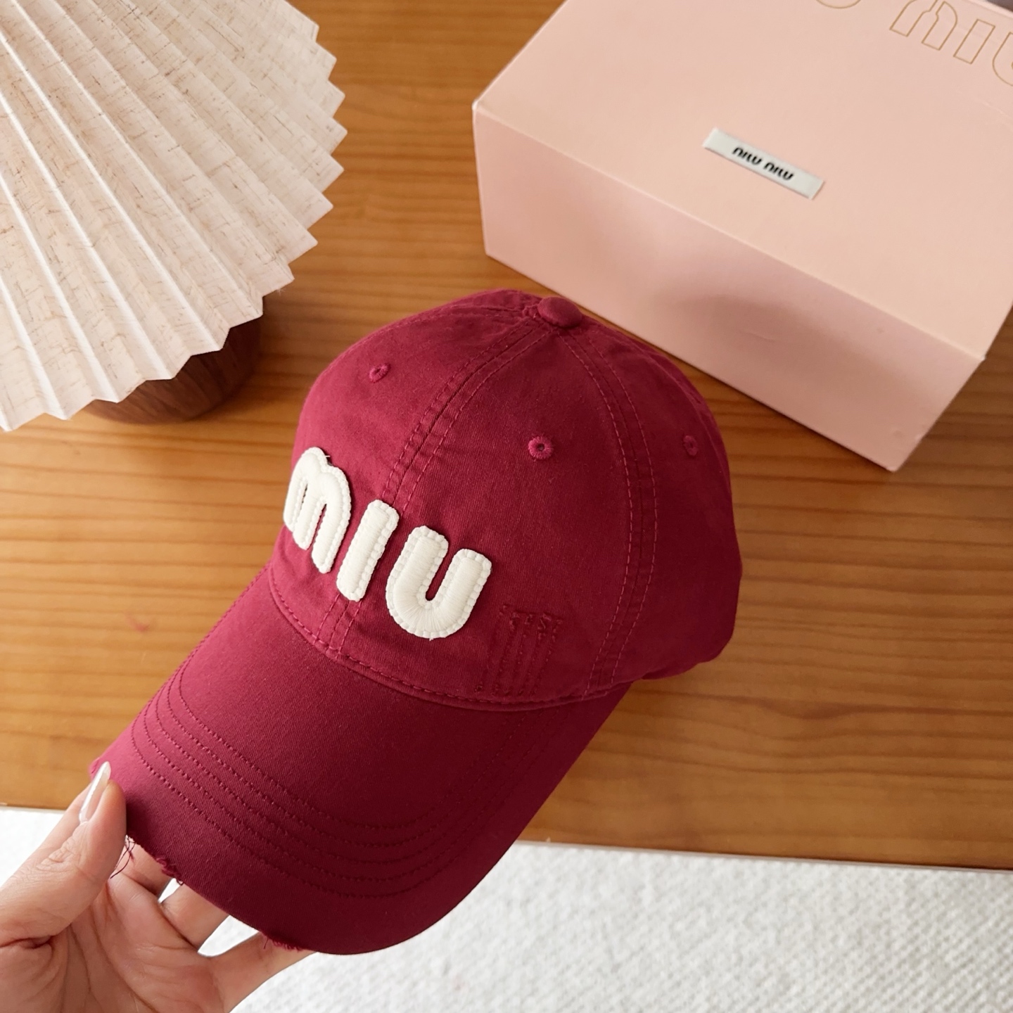 miumiu 缪缪 新款棒球帽，大牌同步，超好搭配，出货！