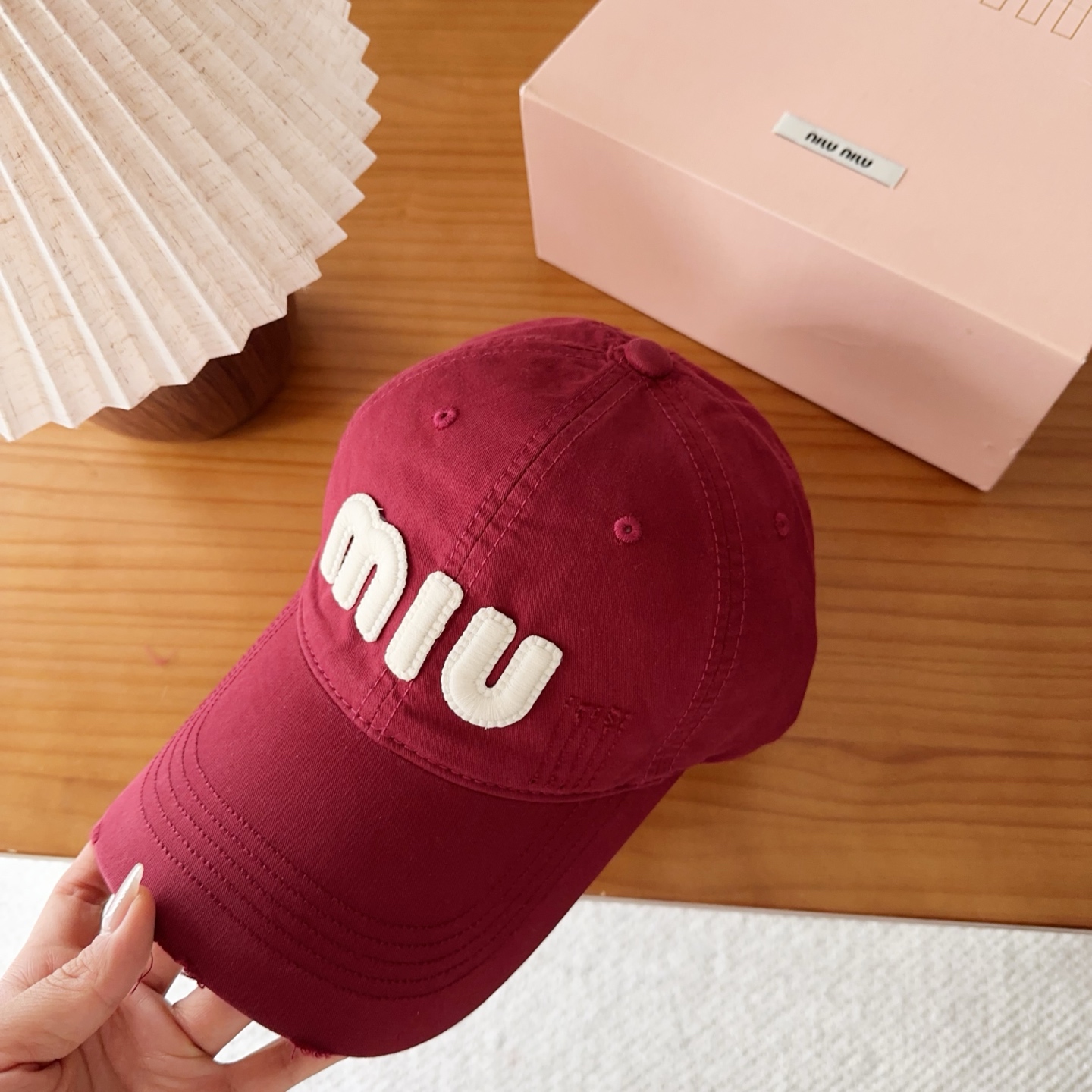 miumiu 缪缪 新款棒球帽，大牌同步，超好搭配，出货！