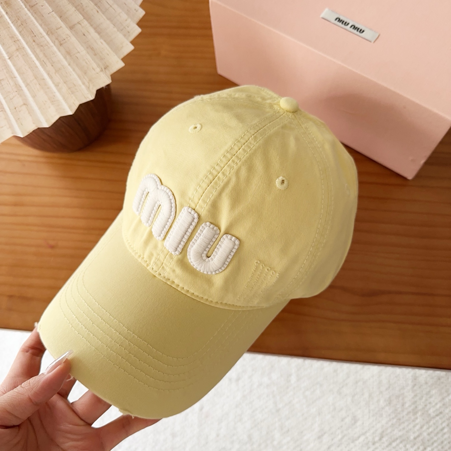 miumiu 缪缪 新款棒球帽，大牌同步，超好搭配，出货！