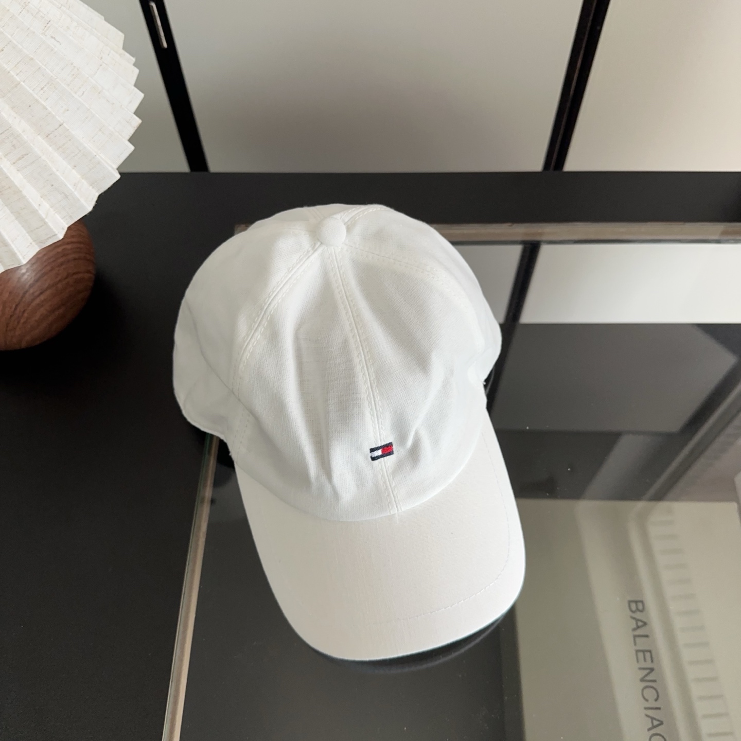 Tommy Hilfiger 麻料棒球帽，时尚鸭舌帽，精致小logo刺绣，版型正，细节满满，男女同款，户