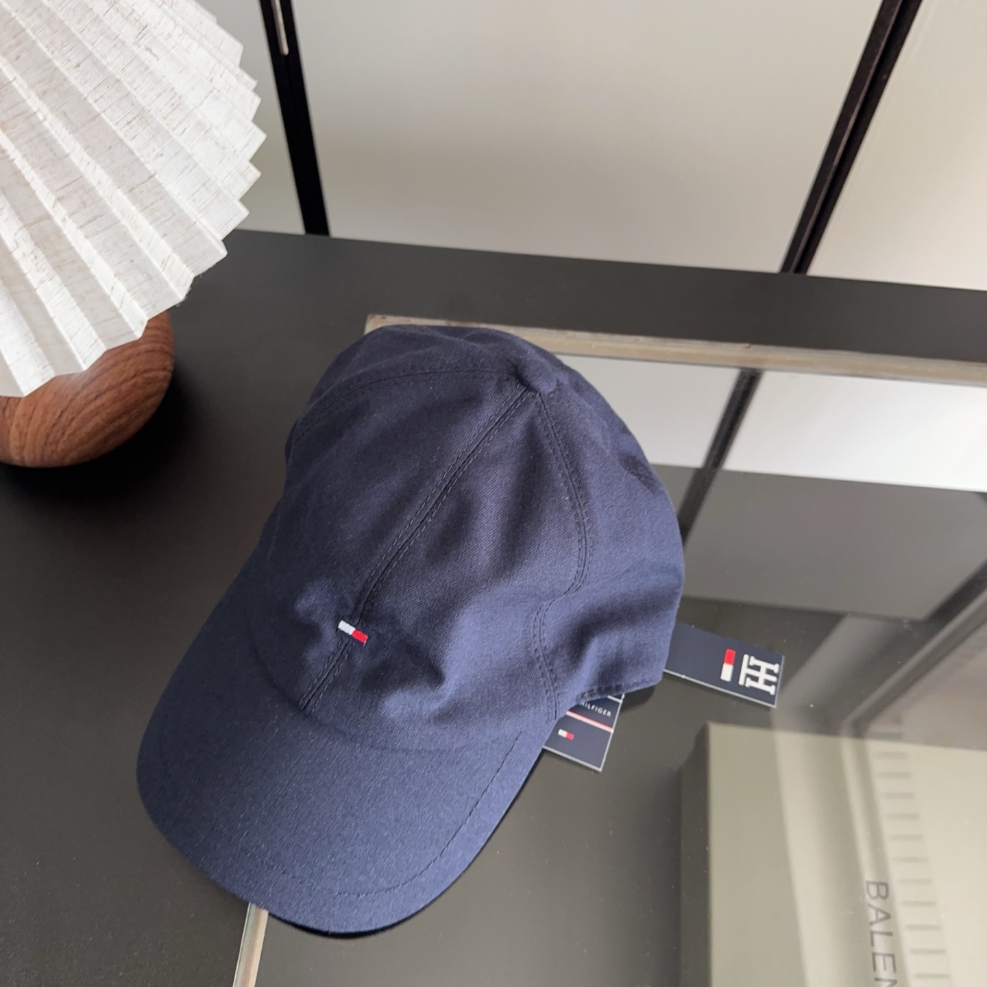 Tommy Hilfiger 麻料棒球帽，时尚鸭舌帽，精致小logo刺绣，版型正，细节满满，男女同款，户