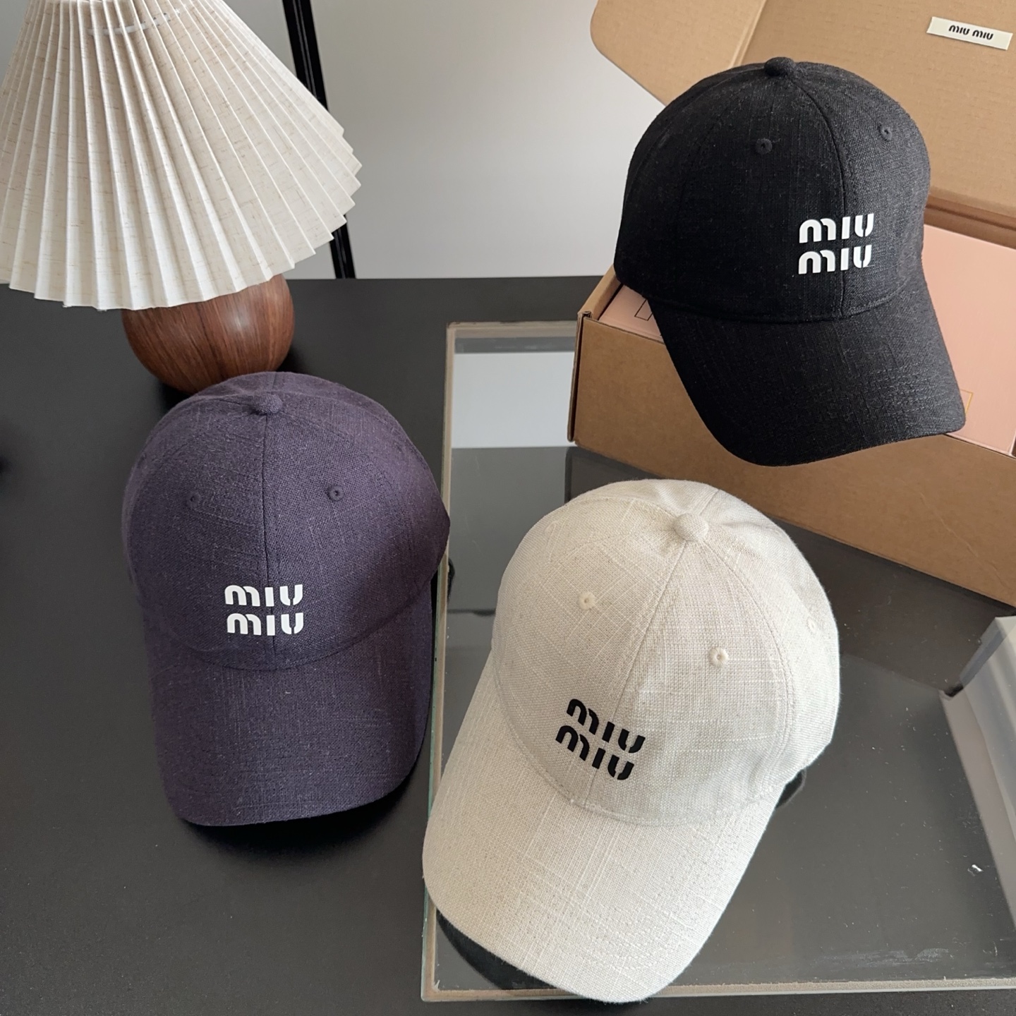 miumiu 缪缪秋冬新品棒球帽 原单正品开模订制，原版做工细致质量超赞！
