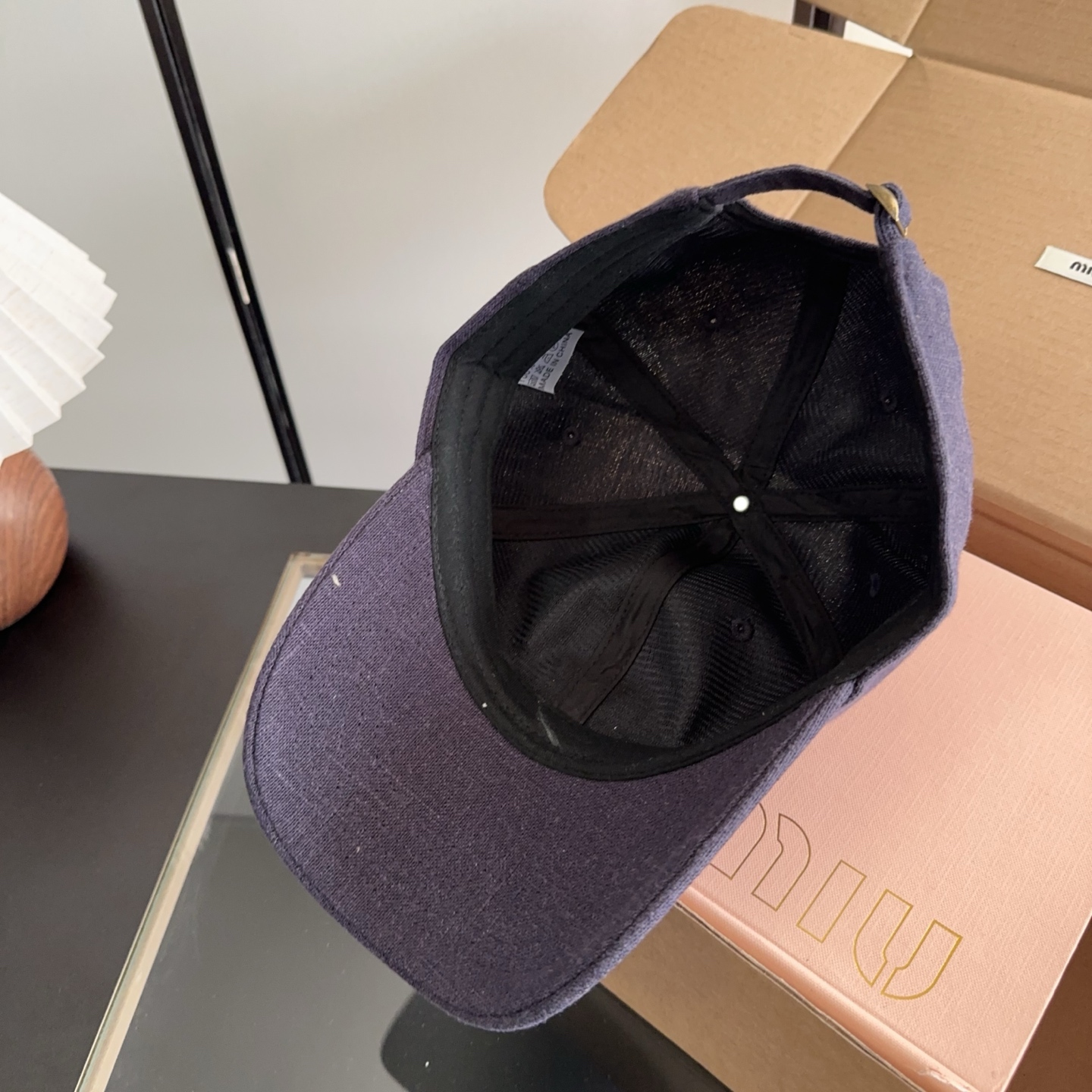 miumiu 缪缪秋冬新品棒球帽 原单正品开模订制，原版做工细致质量超赞！