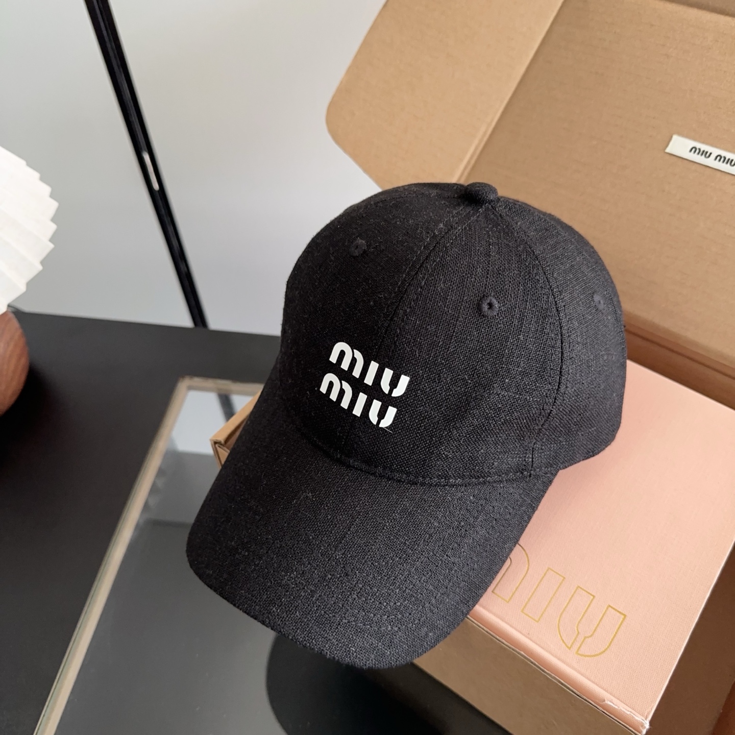 miumiu 缪缪秋冬新品棒球帽 原单正品开模订制，原版做工细致质量超赞！