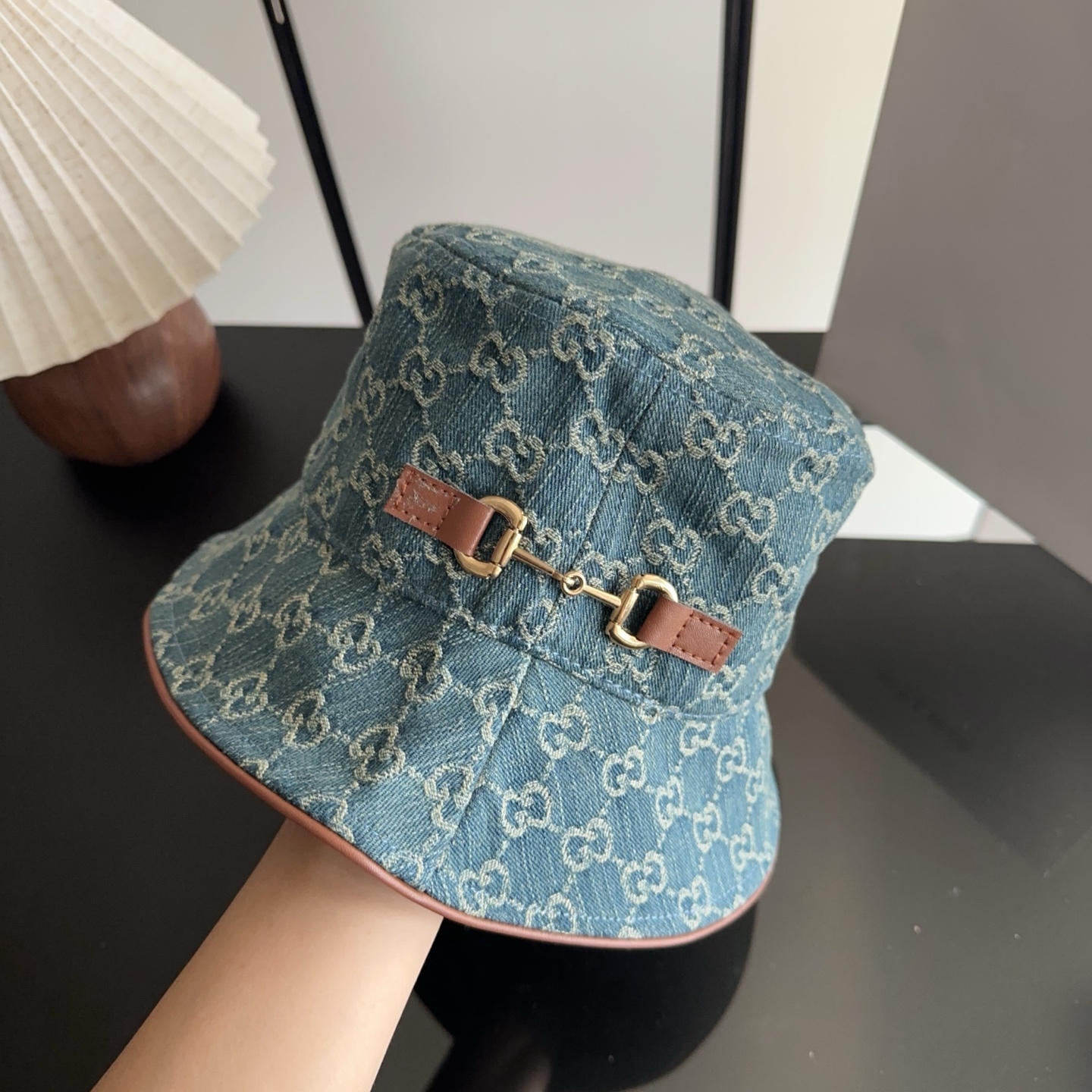GUCCI古奇 2026专柜新款简约刺绣款渔夫帽，很潮！休闲运动款，经典制作，超级好搭衣服！