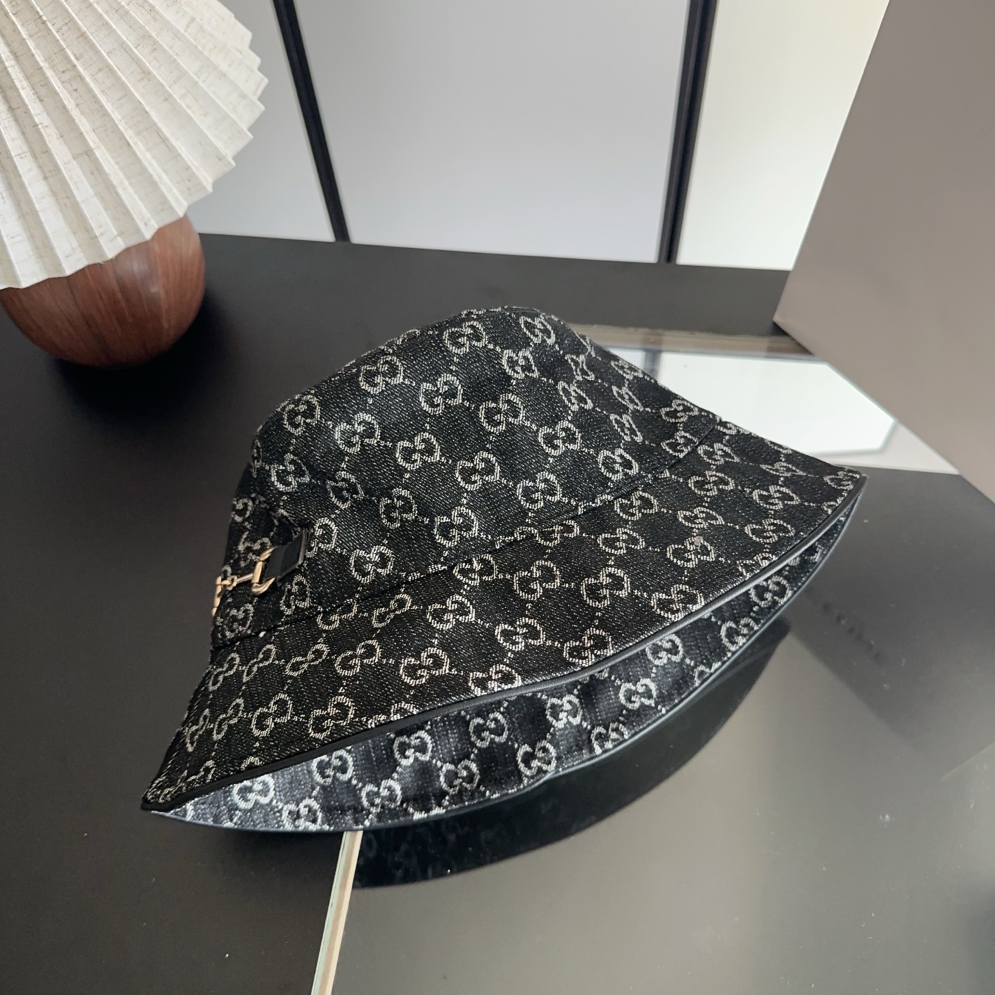 GUCCI古奇 2026专柜新款简约刺绣款渔夫帽，很潮！休闲运动款，经典制作，超级好搭衣服！