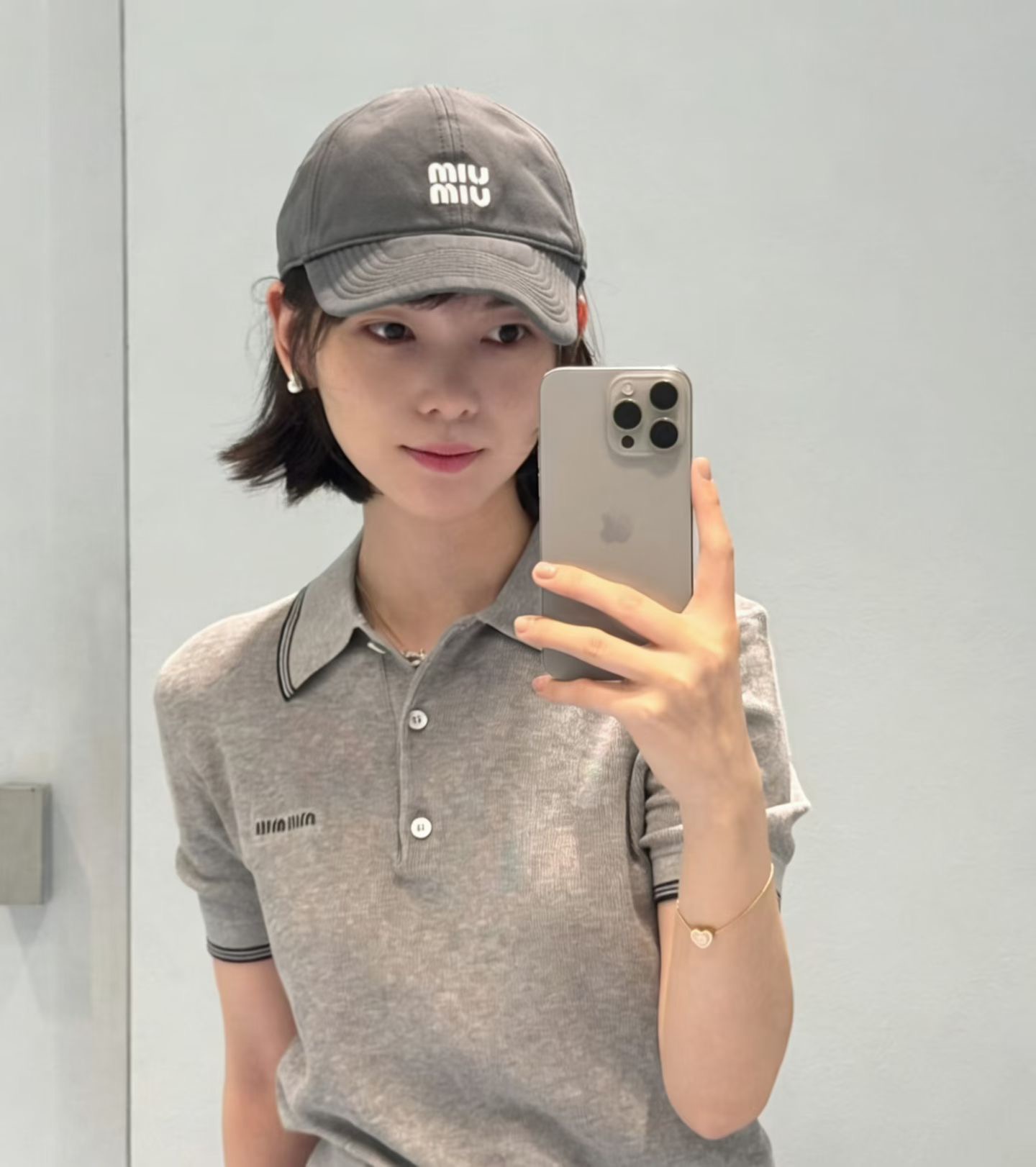 Miumiu缪缪 新款订单款刺绣棒球帽🧢大牌款超好搭配，赶紧入手！