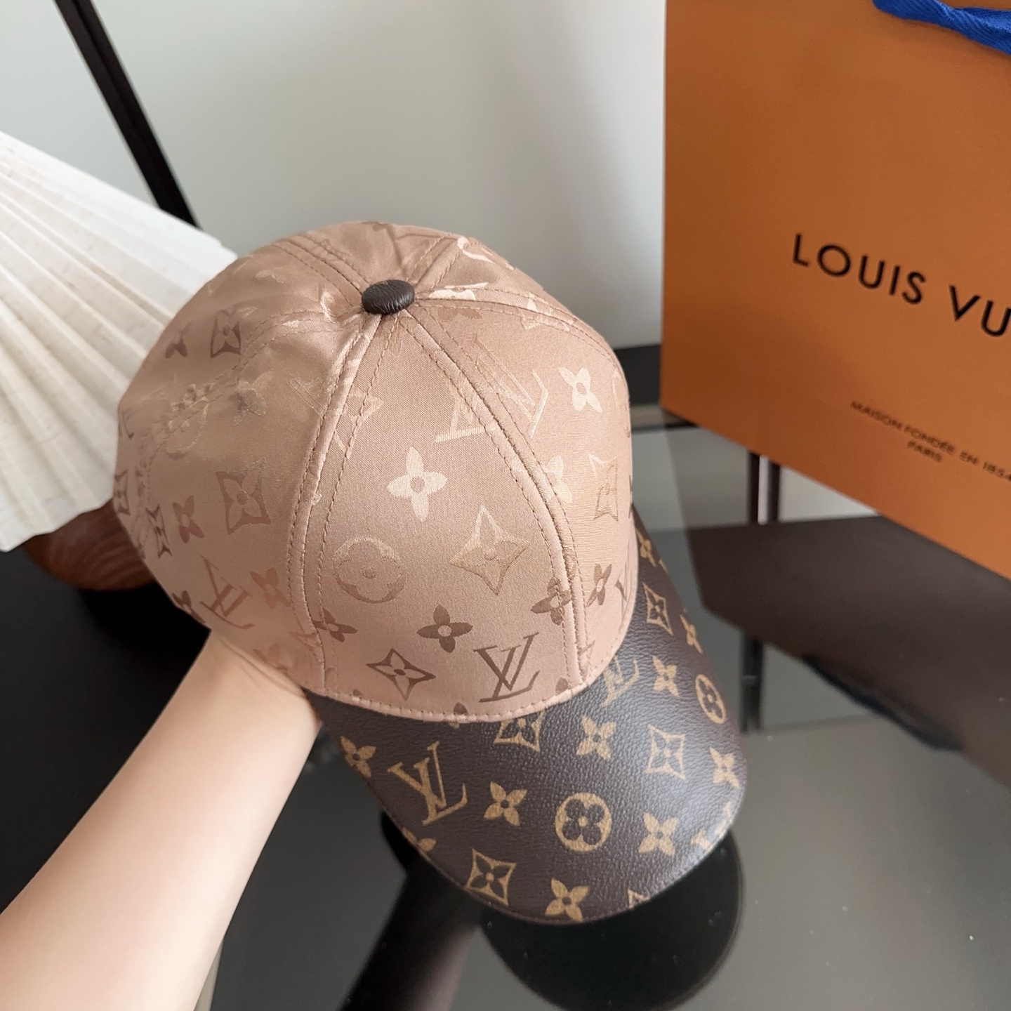 LV路易威登棒球帽  轻盈透气。完美版型，独家实物拍摄，男女适用