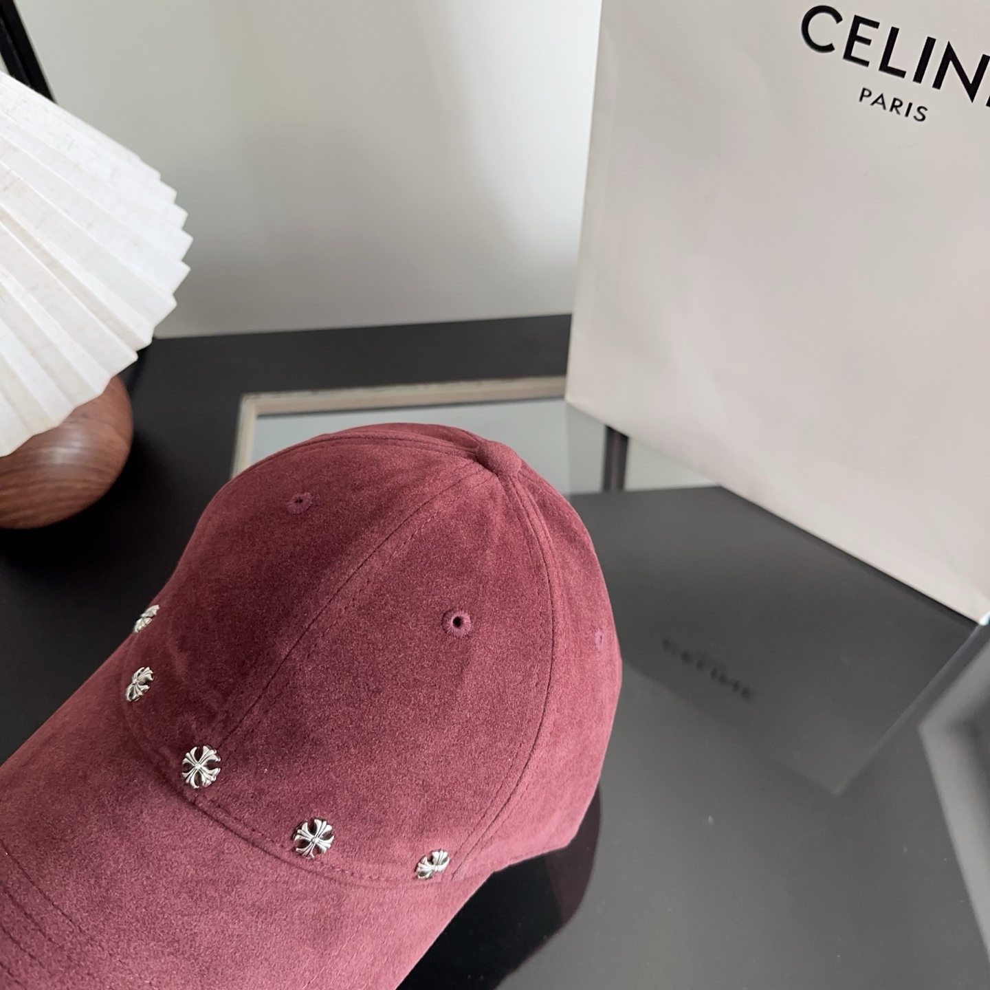Chrome Hearts 克罗心💓早秋新款韩版时尚复古洗水棒球帽🧢鸭舌帽
